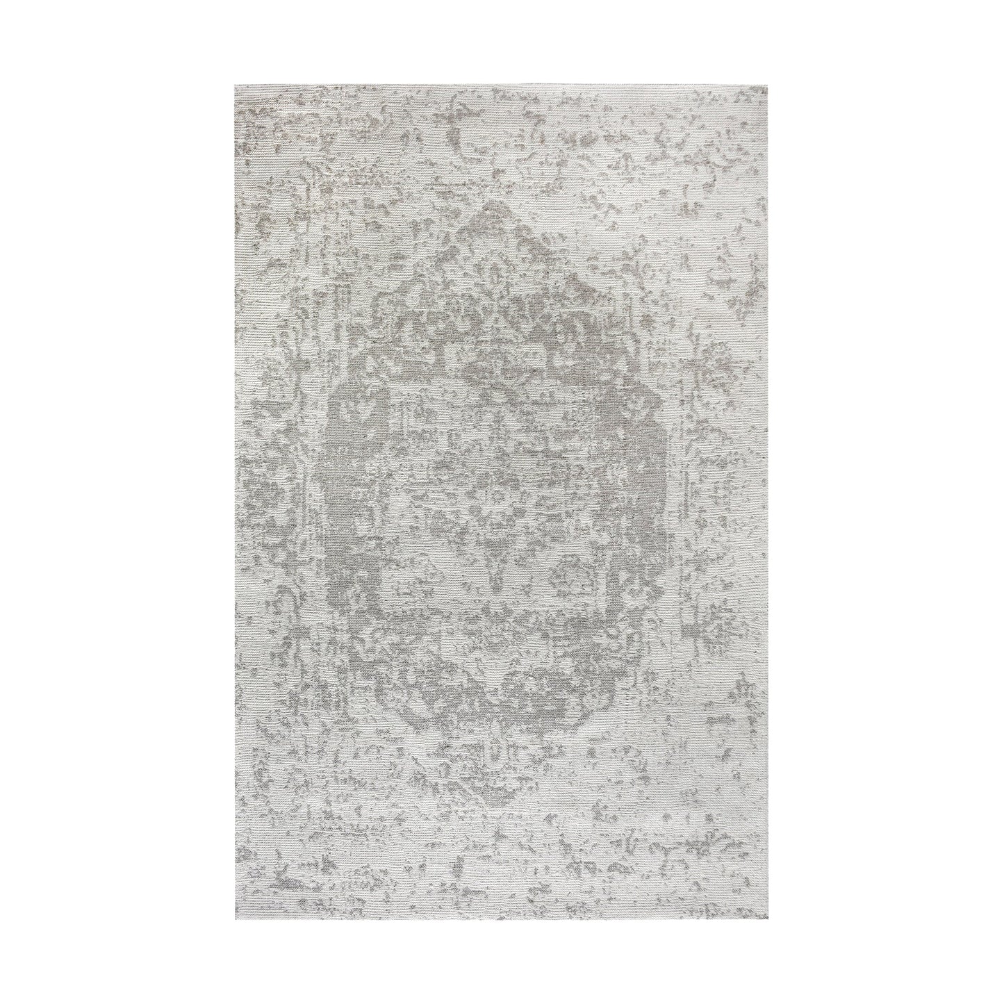 BALBO RUG - GREY/IVORY - WOOL/POLYESTER