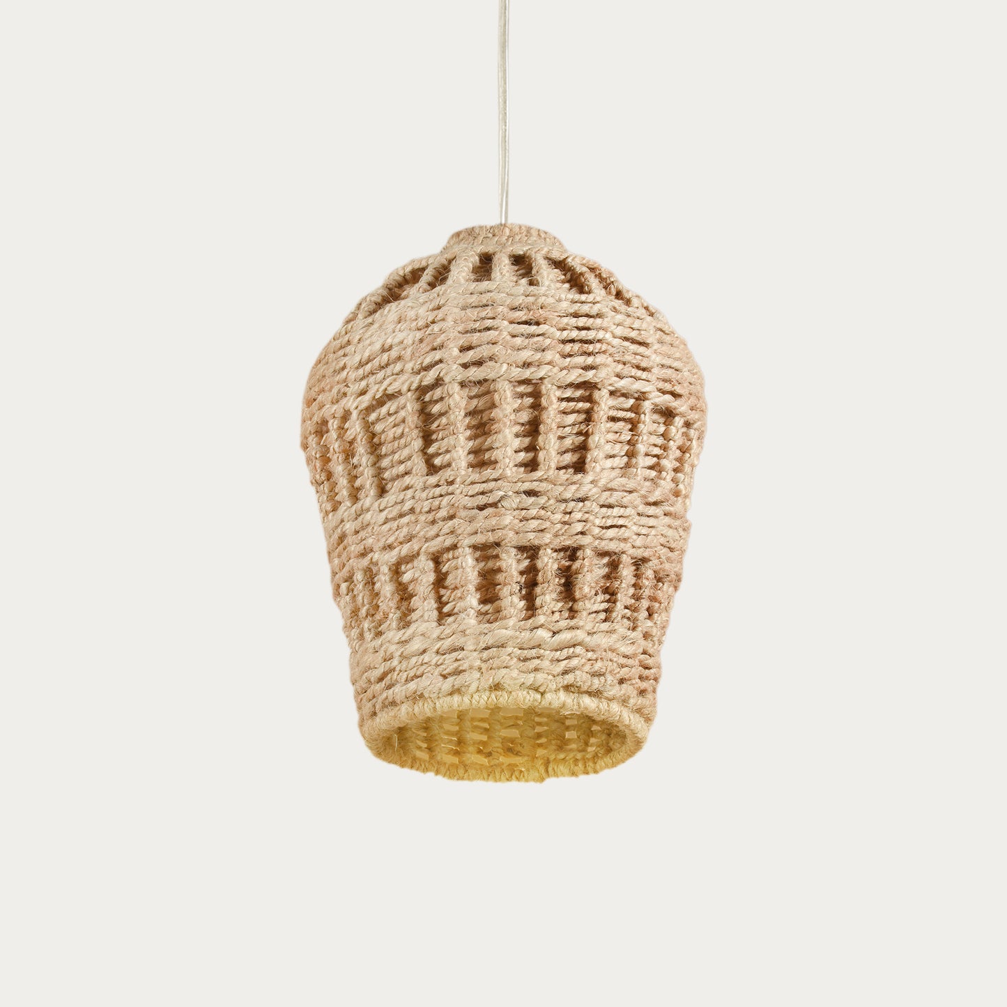 BUSHNELL LAMP - NATURAL - HAND MADE - JUTE