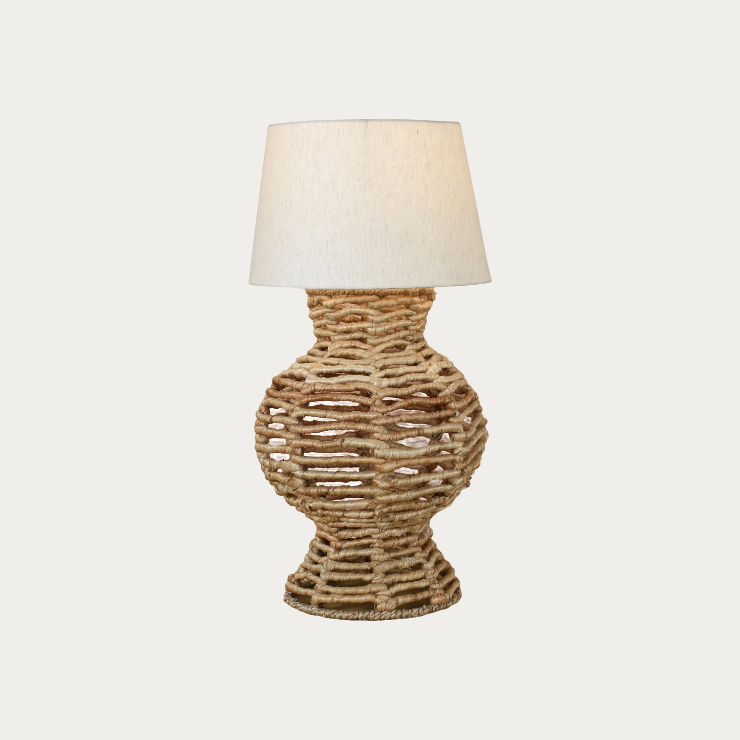 COLONNA TABLE LAMP - NATURAL - HAND MADE - JUTE