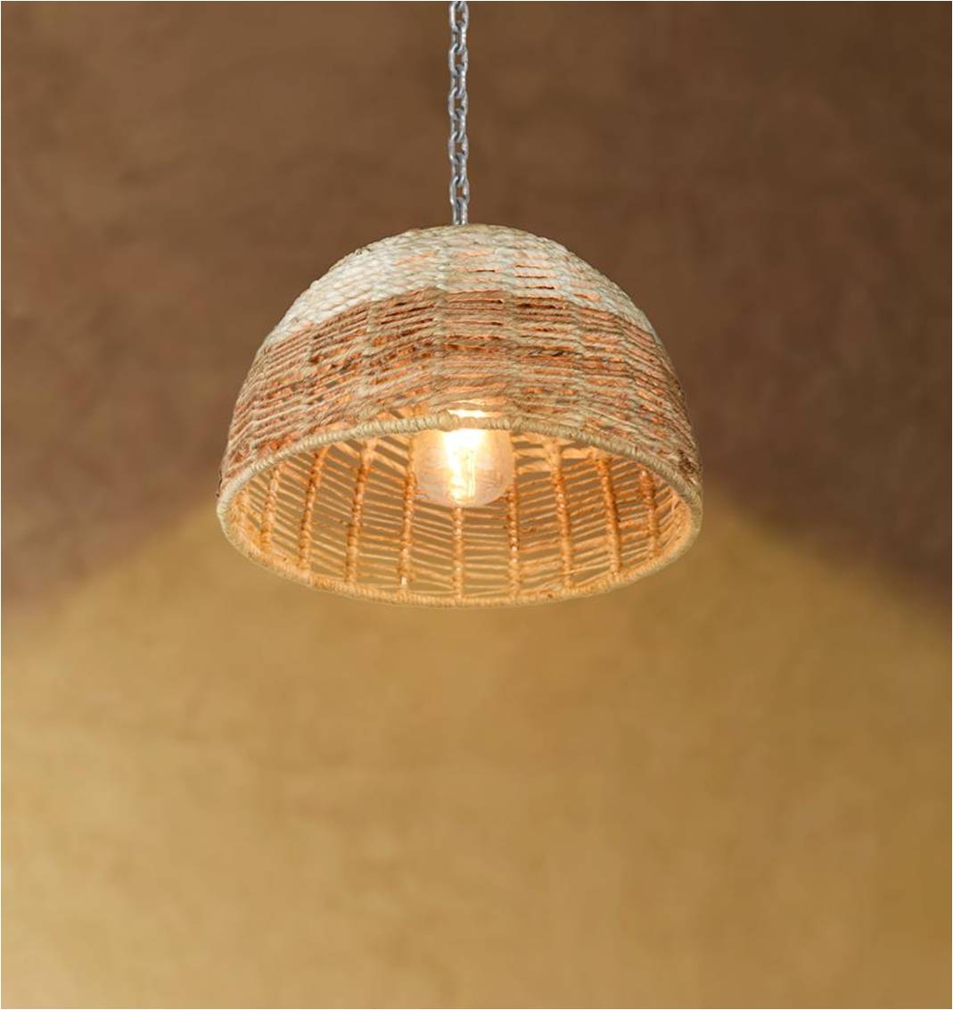 CORDEIR LAMP - IVORY/NATURAL - HAND MADE - JUTE