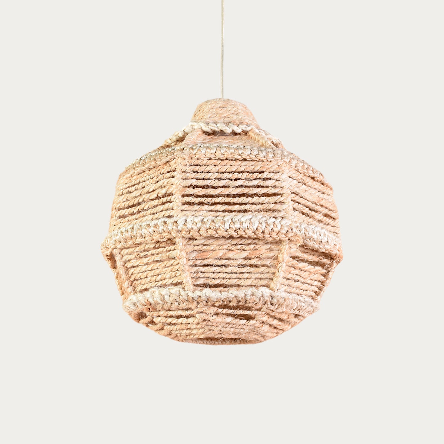 CULROSS-II LAMP - NATURAL/IVORY - HAND MADE - JUTE