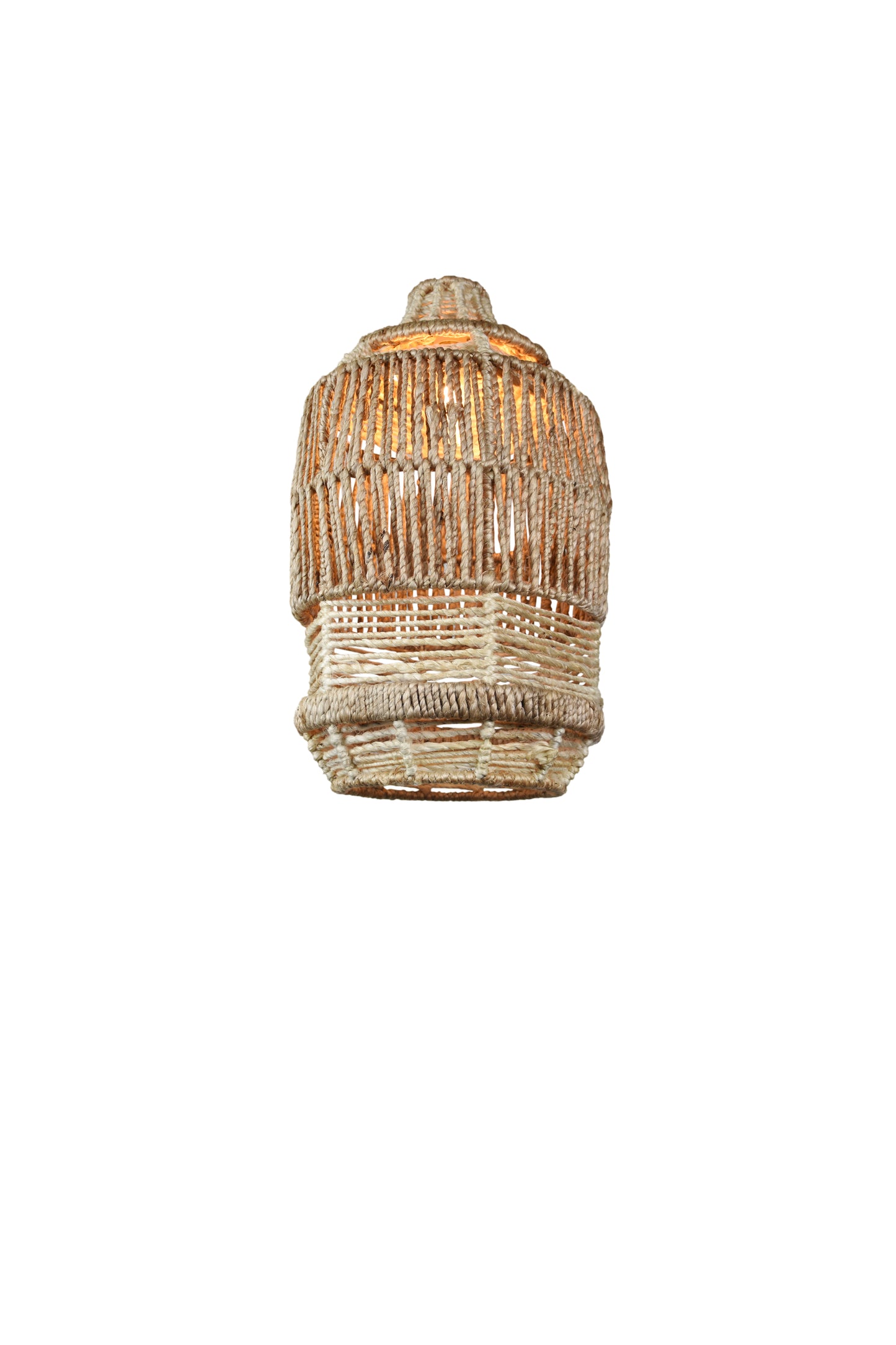 DROICHEAD LAMP - NATURAL/IVORY - HAND MADE - JUTE