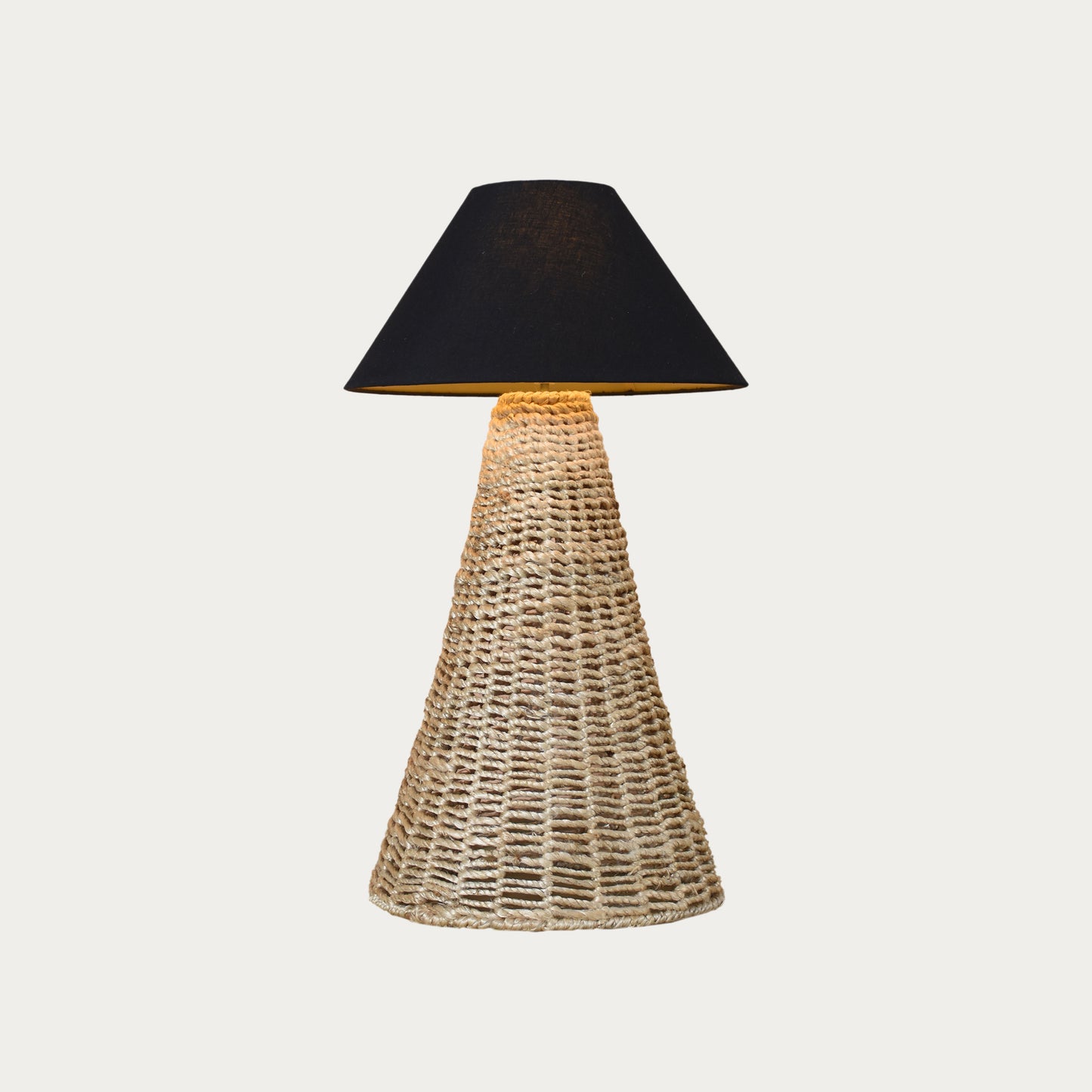 FELIX TABLE LAMP - NATURAL - HAND MADE - JUTE