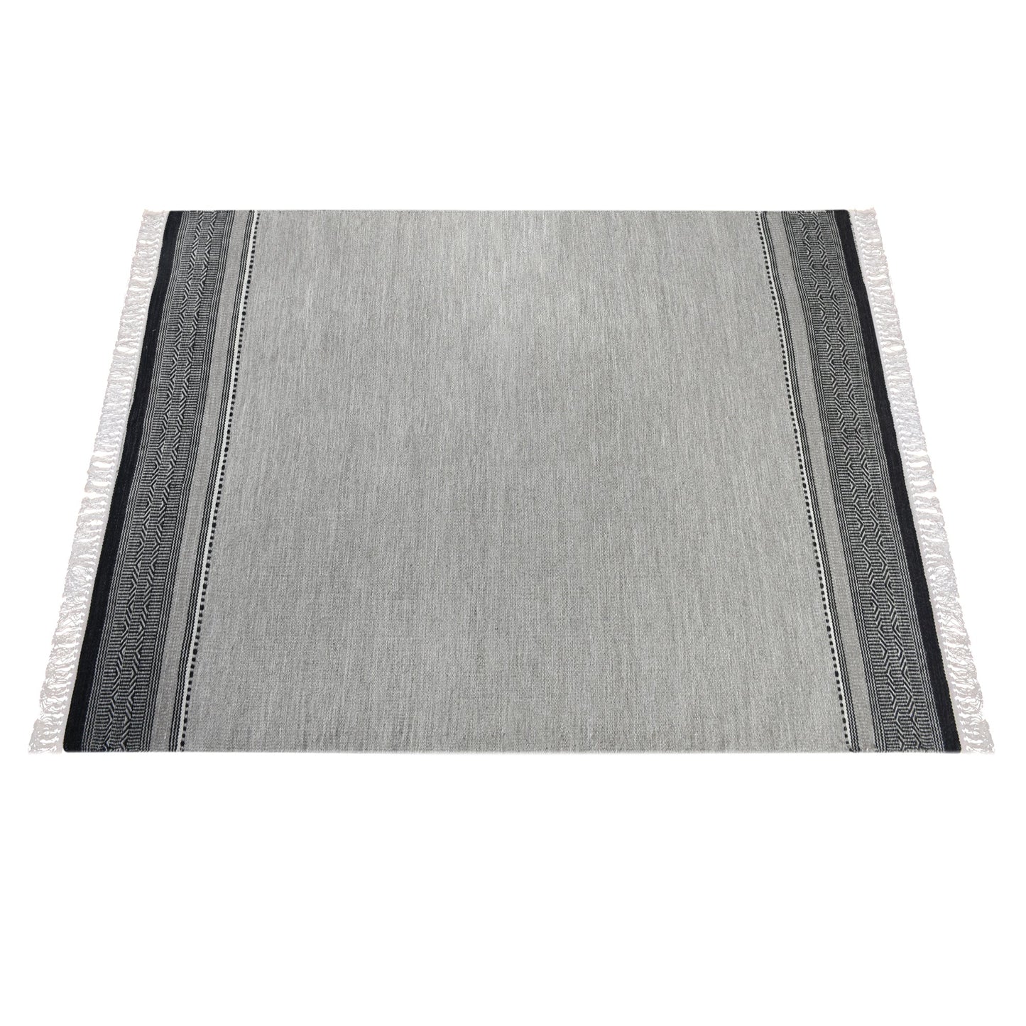 GAJAH RUG - GREY/ CHARCOAL - WOOL