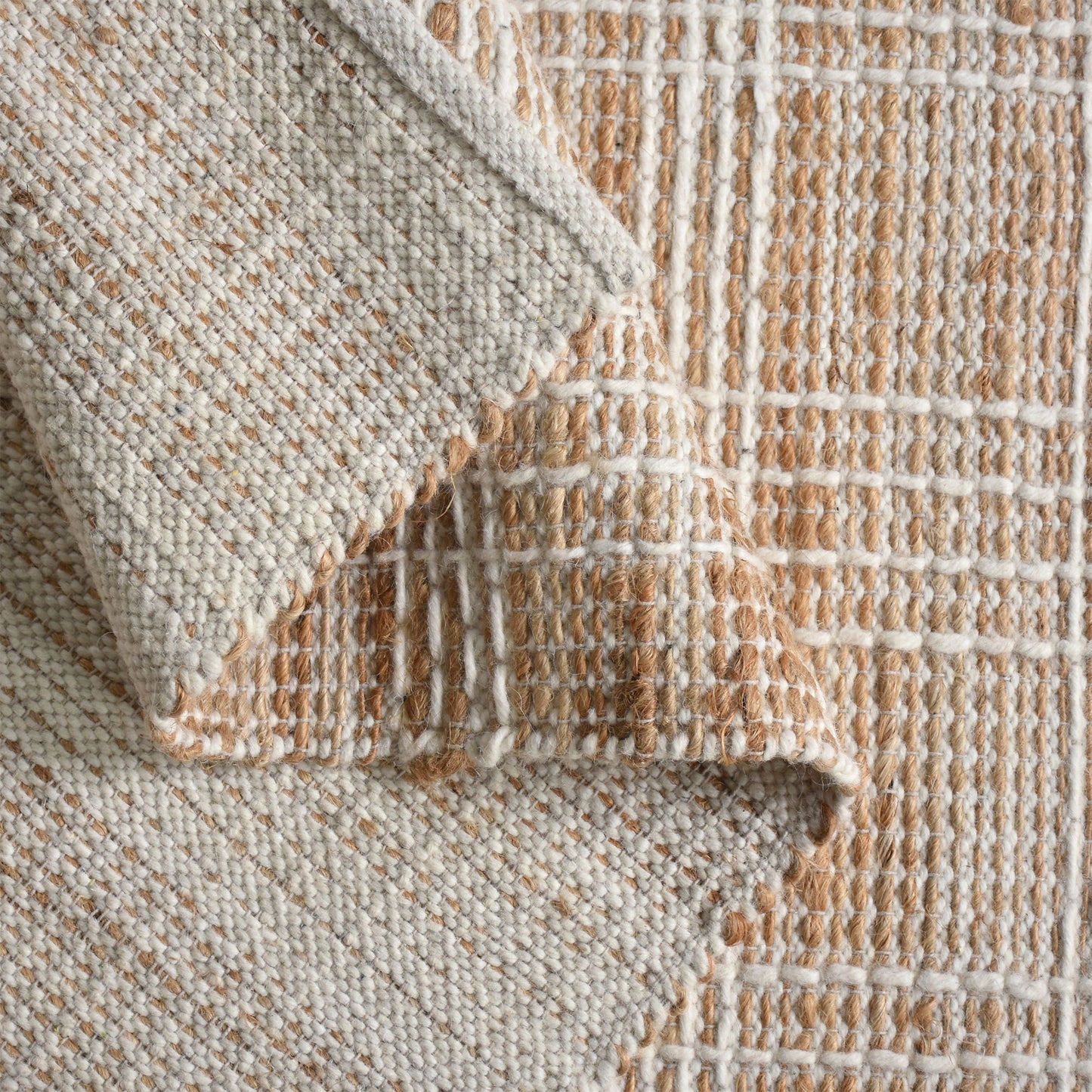 GEBA RUG - NATURAL/IVORY - JUTE/WOOL