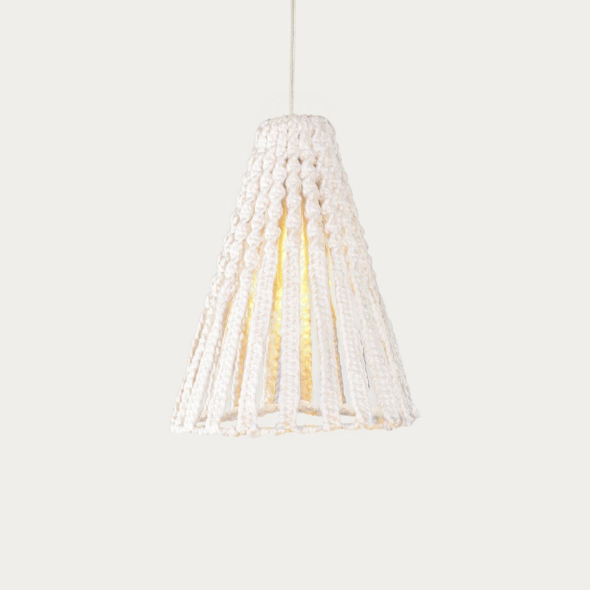MARIVELES LAMP - IVORY - HAND MADE - NZ WOOL