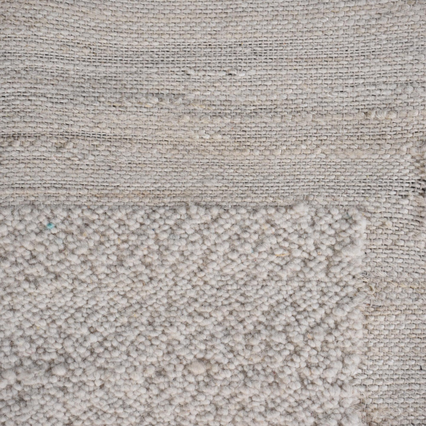 MILUTIN RUG - IVORY - HAND WOVEN - JUTE + WOOL