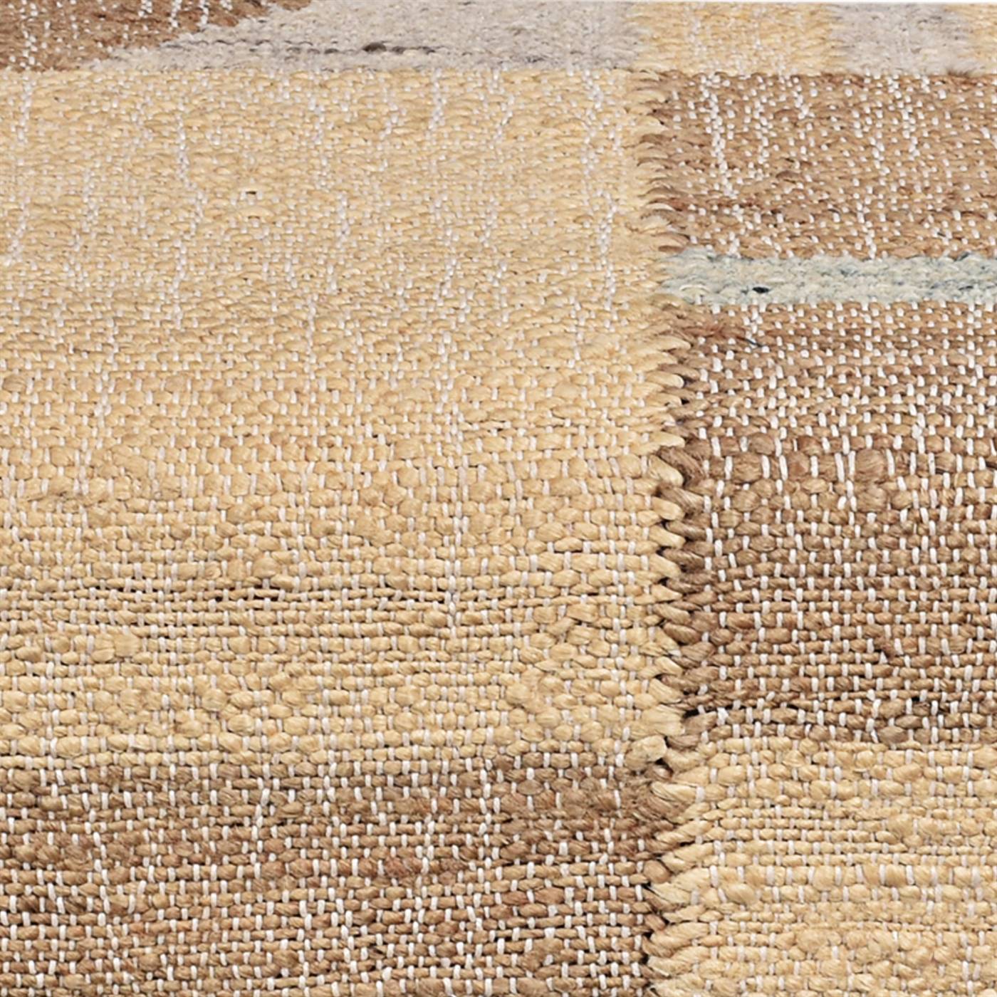 Palco Bench, 80x30x40 cm, Natural, Natural White, Jute, Wool, Hand Woven, Punja, Flat Weave