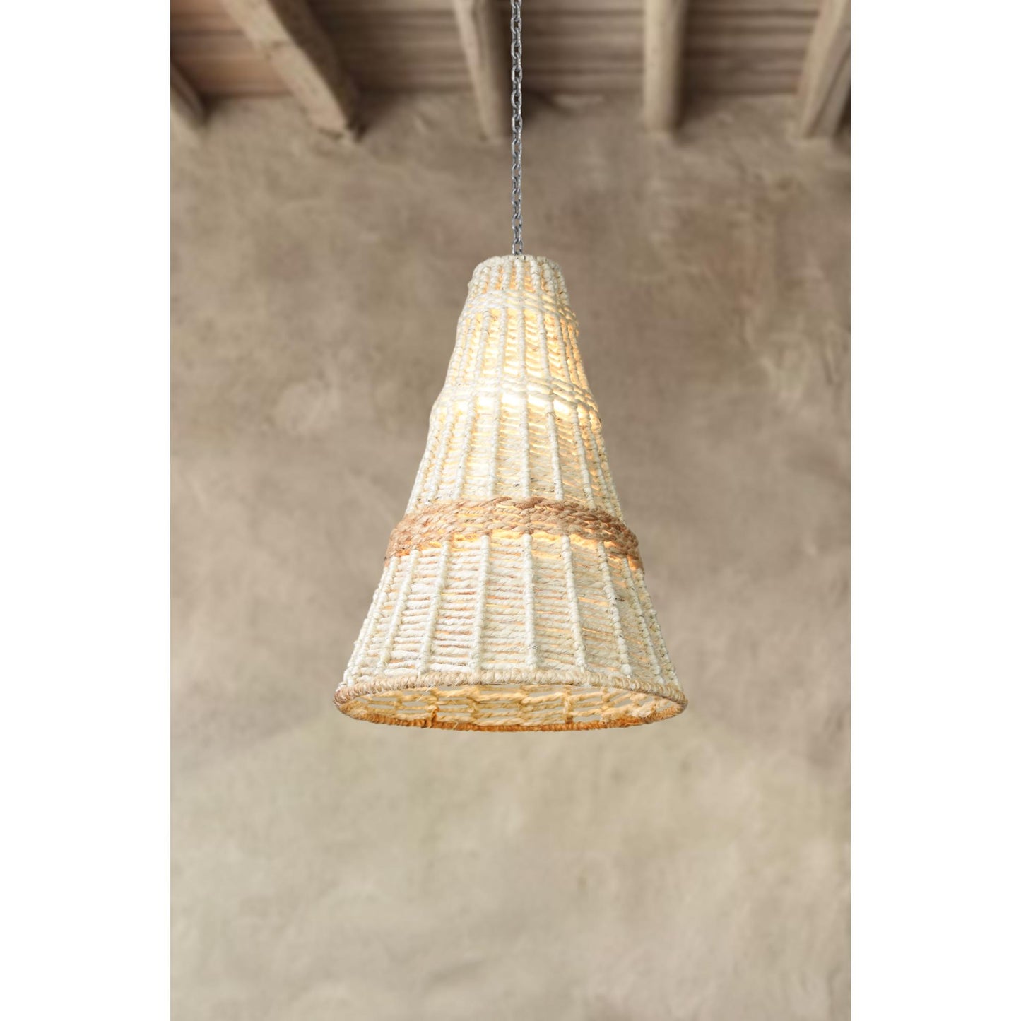 PIACATU LAMP - IVORY/NATURAL - HAND MADE - JUTE