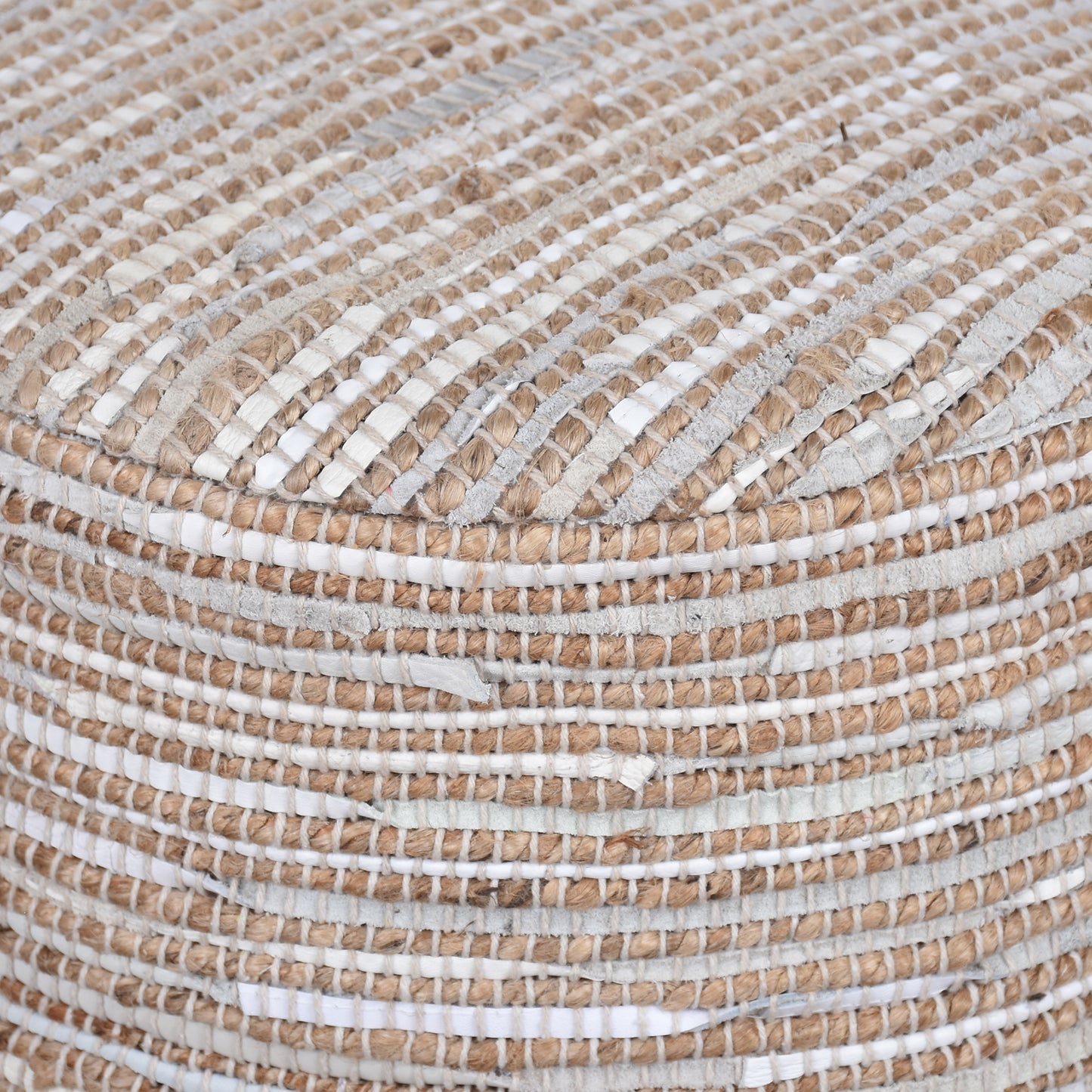 SPICA BAR STOOL - JUTE/ LEATHER