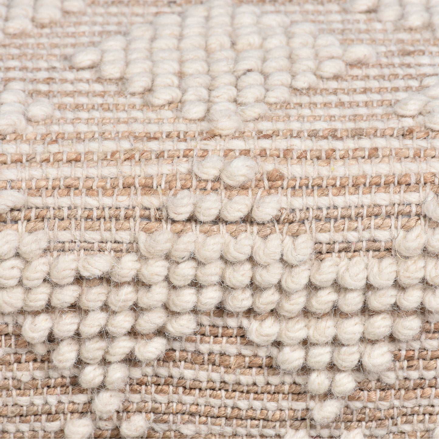 WEDGE BENCH - JUTE/ WOOL