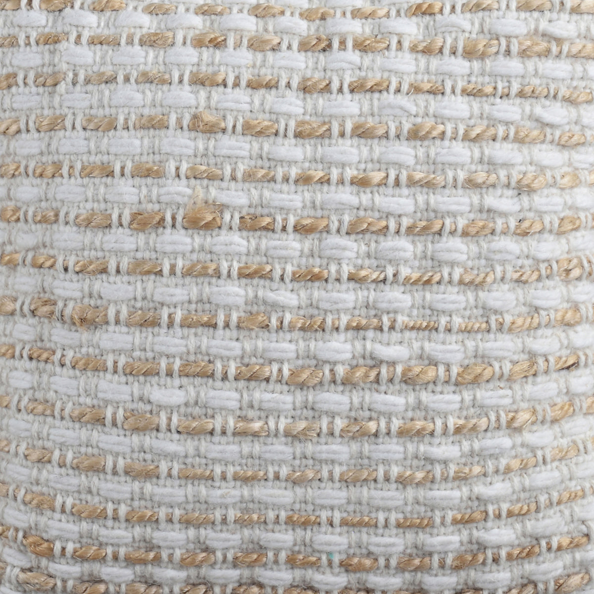 WEISZ CUSHION - JUTE/WOOL - IVORY/NATURAL - HANDWOVEN