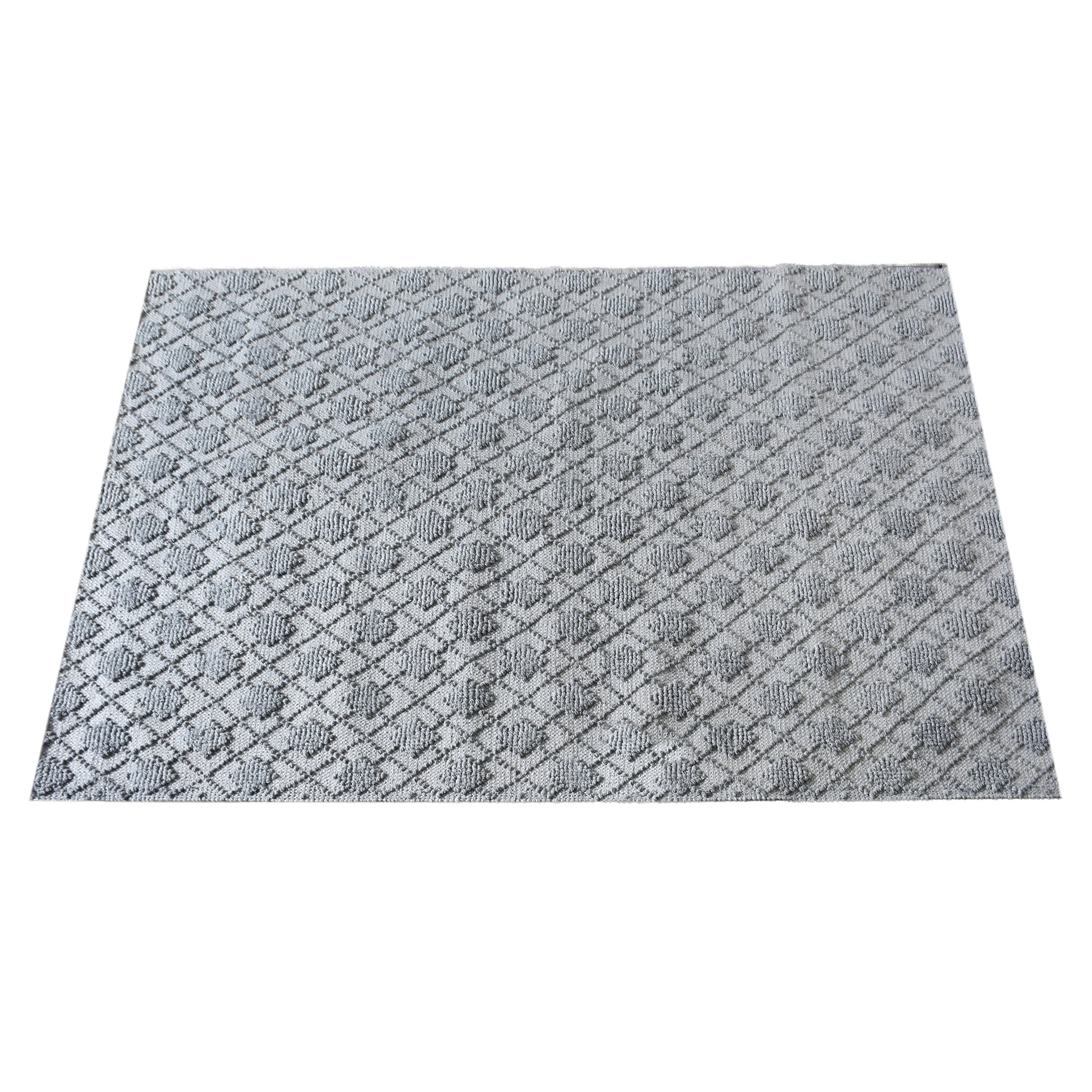 Area Rug, Bedroom Rug, Living Room Rug, Living Area Rug, Indian Rug, Office Carpet, Office Rug, Shop Rug Online, Pet, Grey, Pitloom, All Loop, Geometrical, Diamond