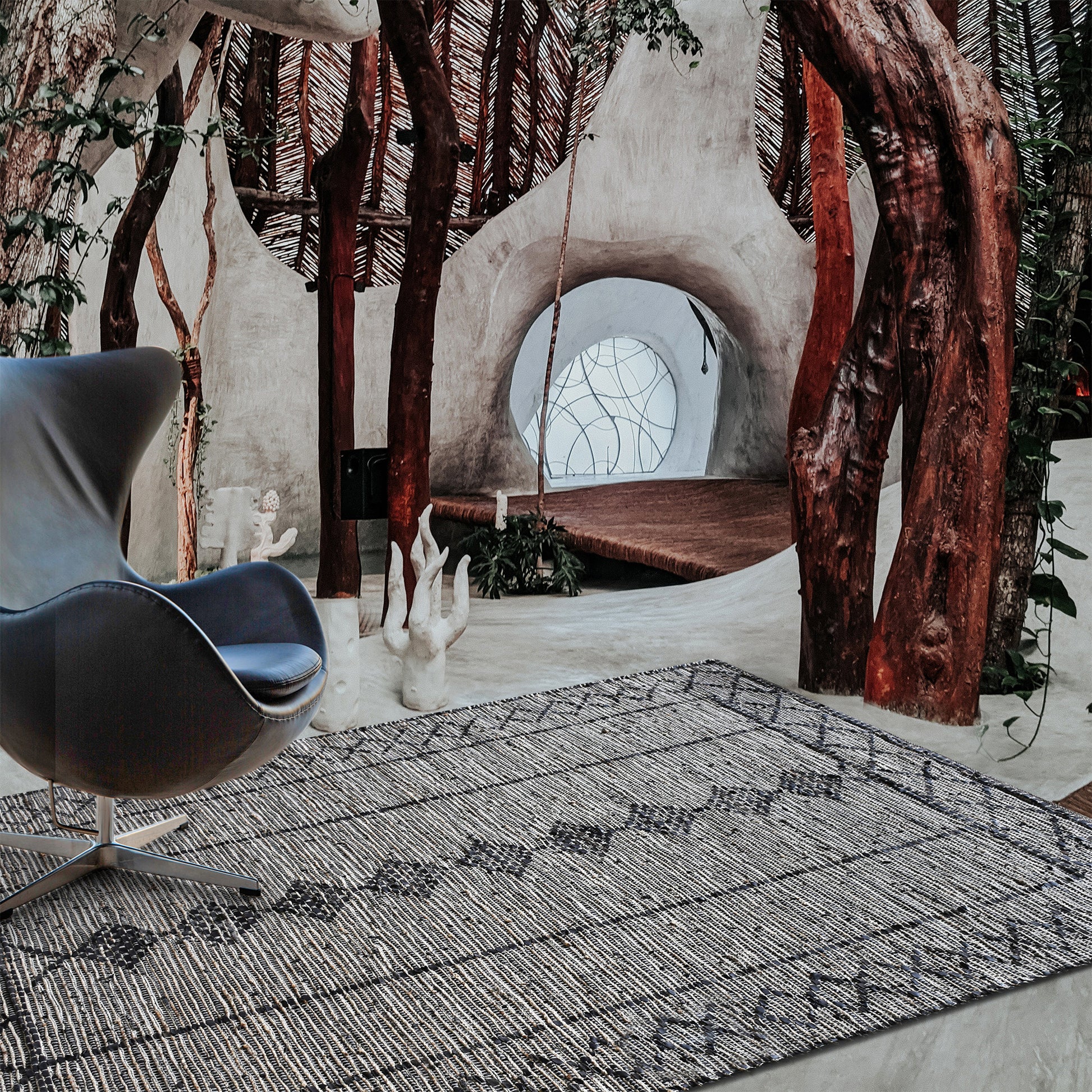 Area Rug, Bedroom Rug, Living Room Rug, Living Area Rug, Indian Rug, Office Carpet, Office Rug, Shop Rug Online, Leather, Hemp, Natural, Dark Brown, Pitloom, Flat Weave, diamond