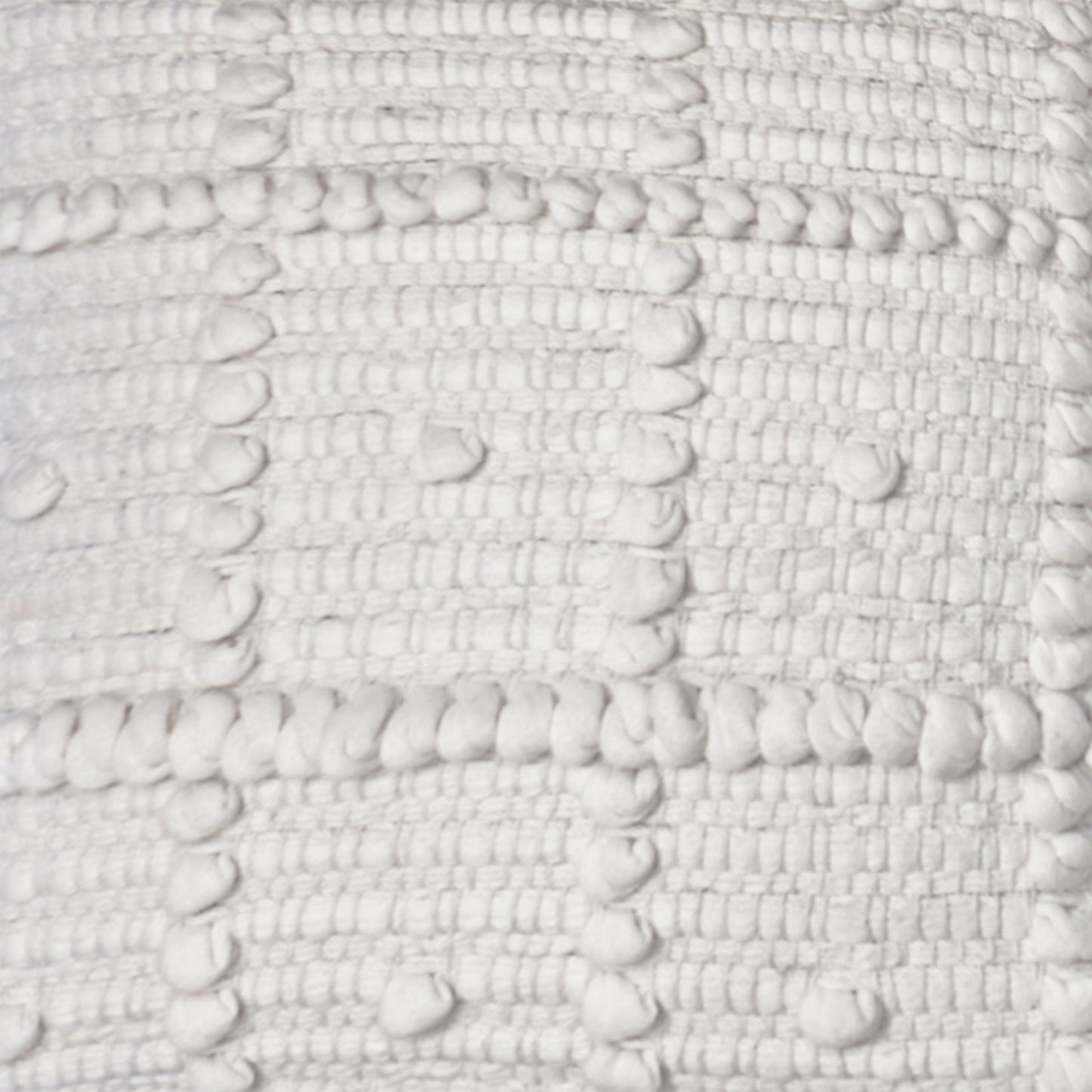 Arrino Pillow, Cotton, Natural White, Pitloom, All Loop