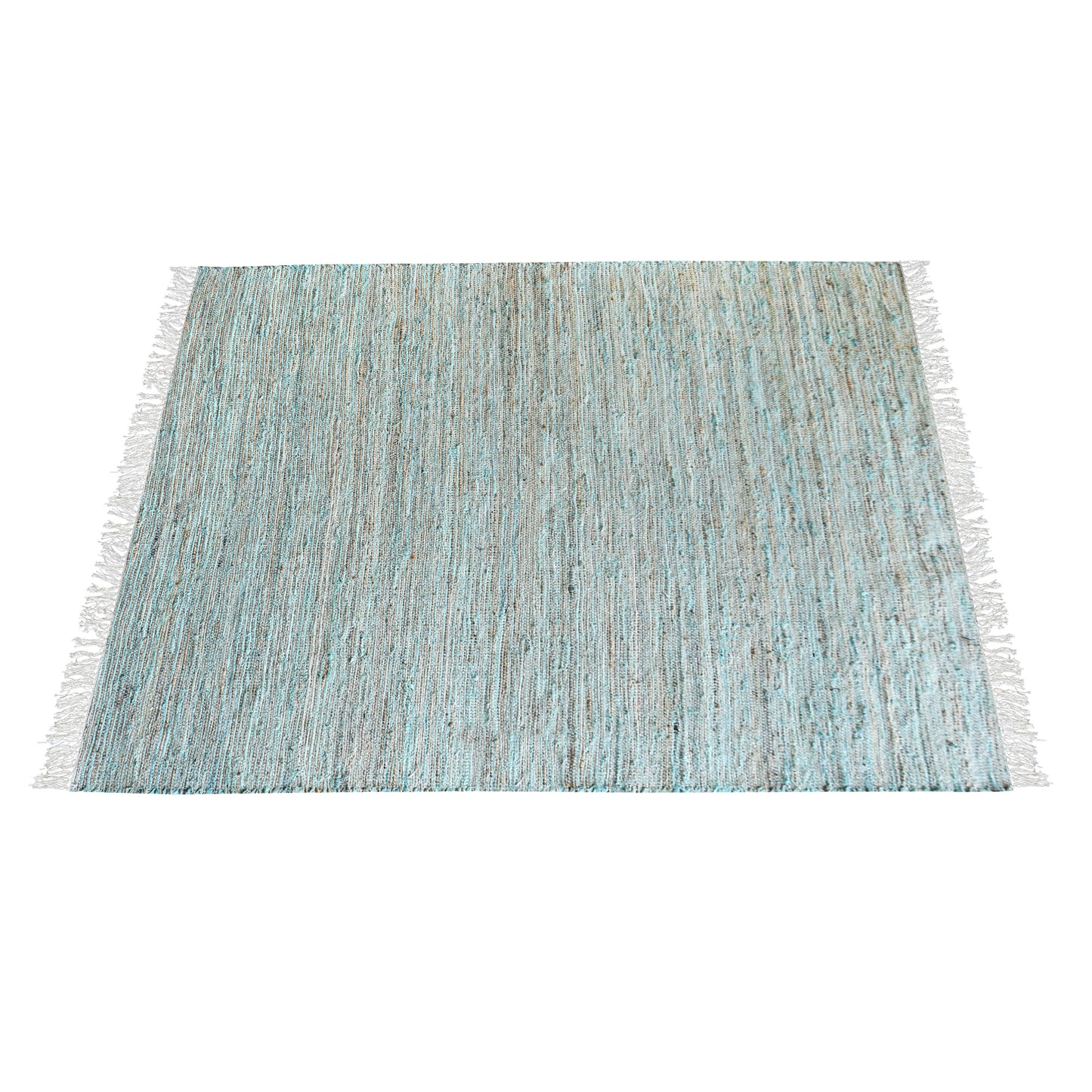 Area Rug, Bedroom Rug, Living Room Rug, Living Area Rug, Indian Rug, Office Carpet, Office Rug, Shop Rug Online, Hemp, Recycled Fabric, Sky, Pitloom, Flat Weave, Textured