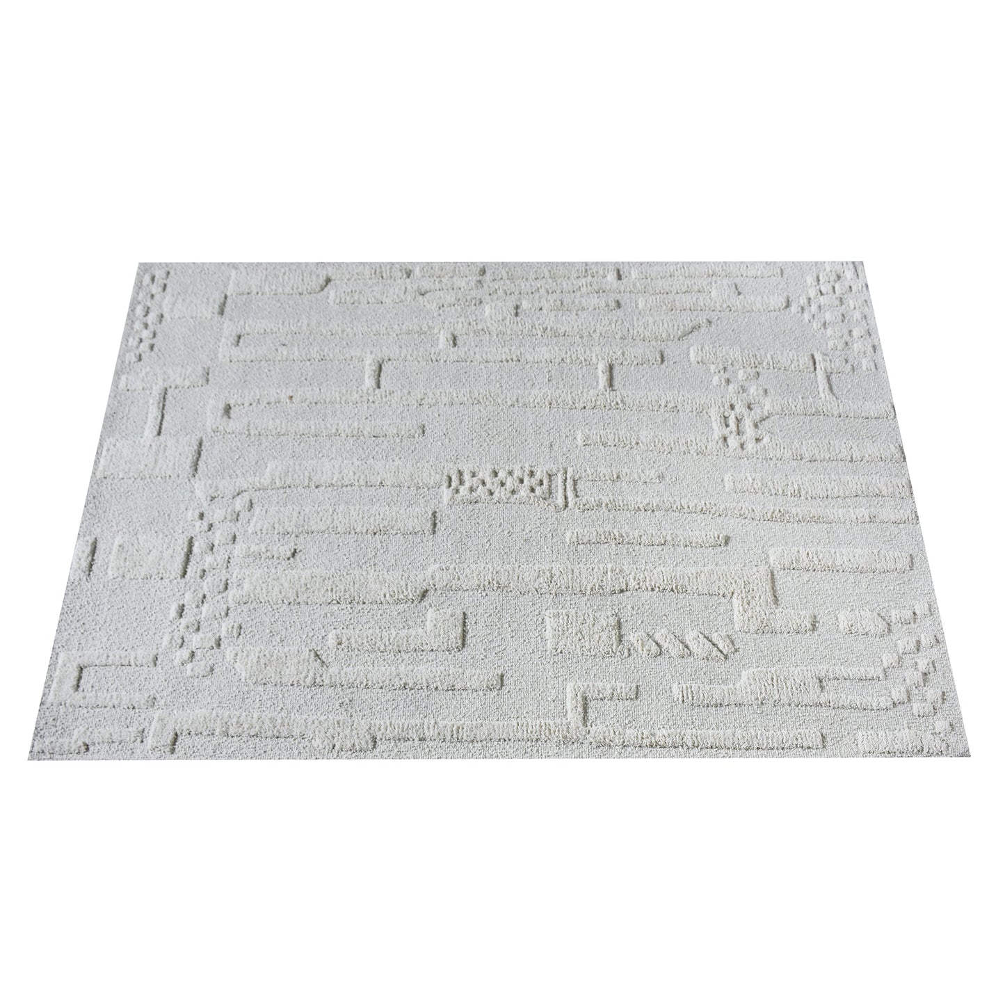 Area Rug, Bedroom Rug, Living Room Rug, Living Area Rug, Indian Rug, Office Carpet, Office Rug, Shop Rug Online, Wool, Natural White, Hand woven, Cut And Loop, intricate