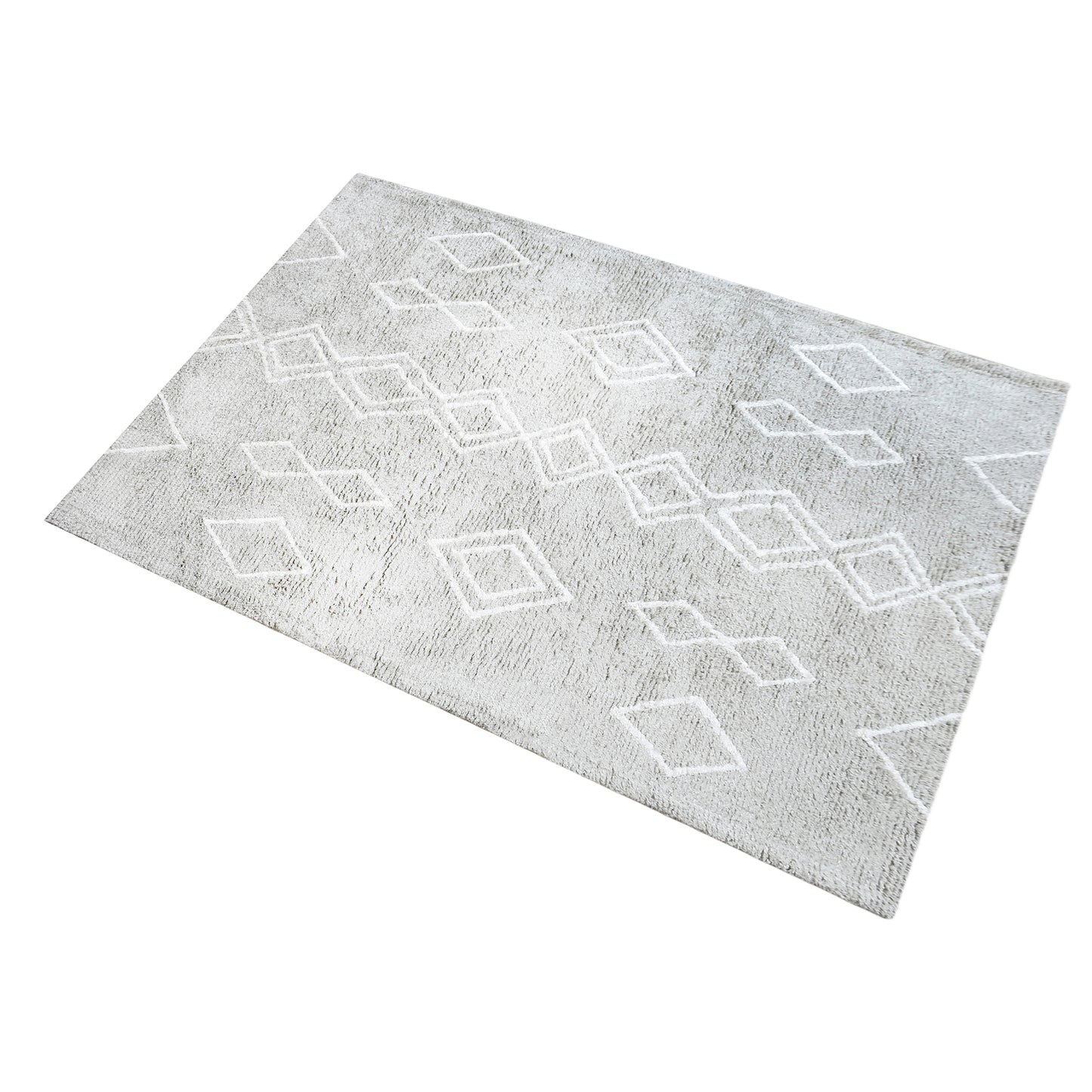 Area Rug, Bedroom Rug, Living Room Rug, Living Area Rug, Indian Rug, Office Carpet, Office Rug, Shop Rug Online, Cotton, Viscose, Silver, Natural White, Bm Fn, Cut And Loop, geometric