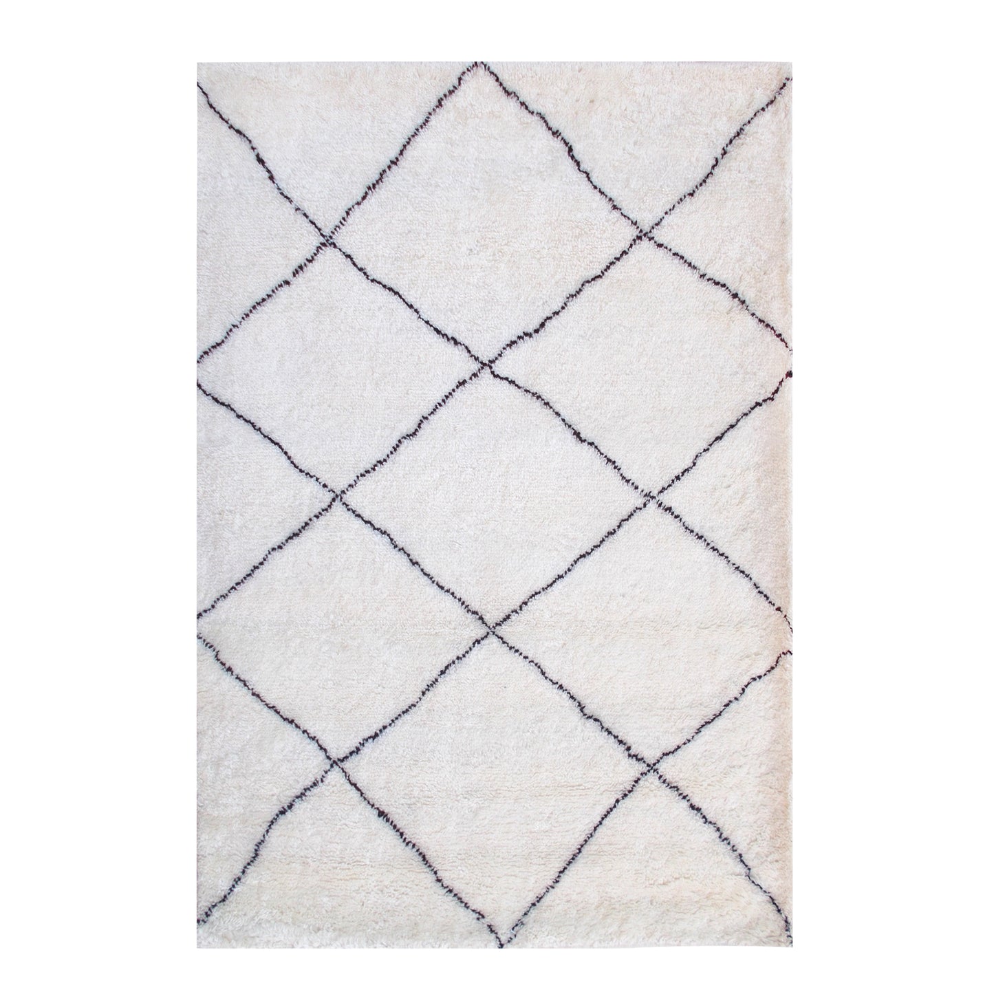 Area Rug, Bedroom Rug, Living Room Rug, Living Area Rug, Indian Rug, Office Carpet, Office Rug, Shop Rug Online, Wool, Natural White, Charcoal, Pitloom, All Cut, geometrical