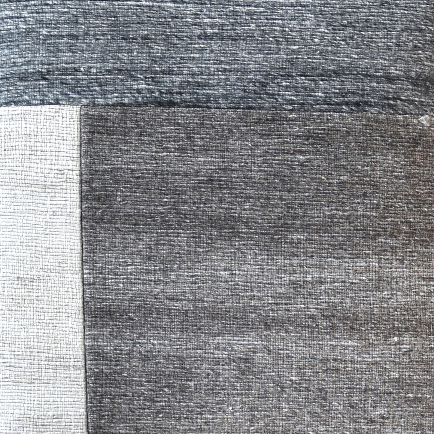 Buffy Pillow, Wool, Viscose, Grey, Natural