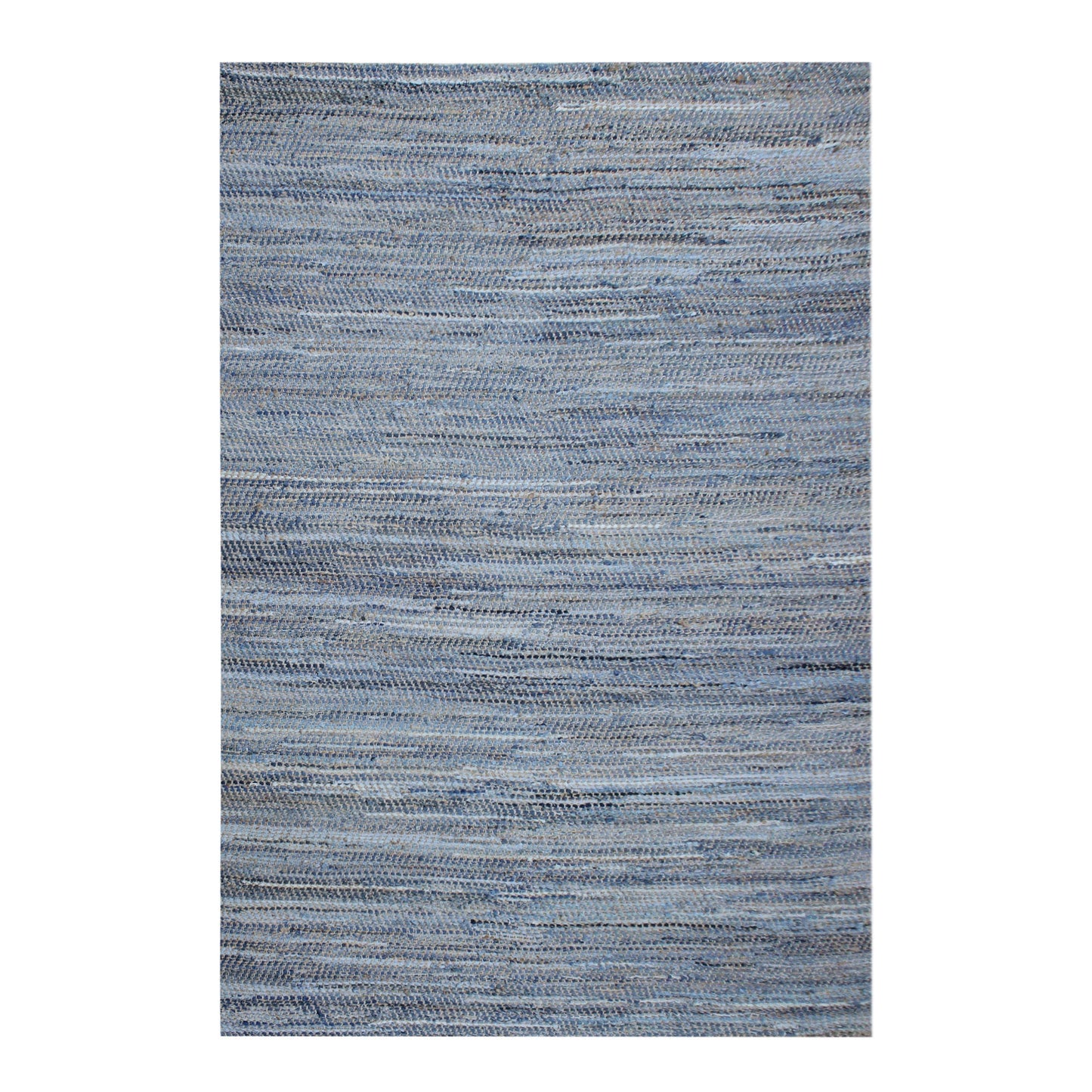 Area Rug, Bedroom Rug, Living Room Rug, Living Area Rug, Indian Rug, Office Carpet, Office Rug, Shop Rug Online, Recycled Denim Fabric, Hemp, Natural Blue, Pitloom, Flat Weave, Plain