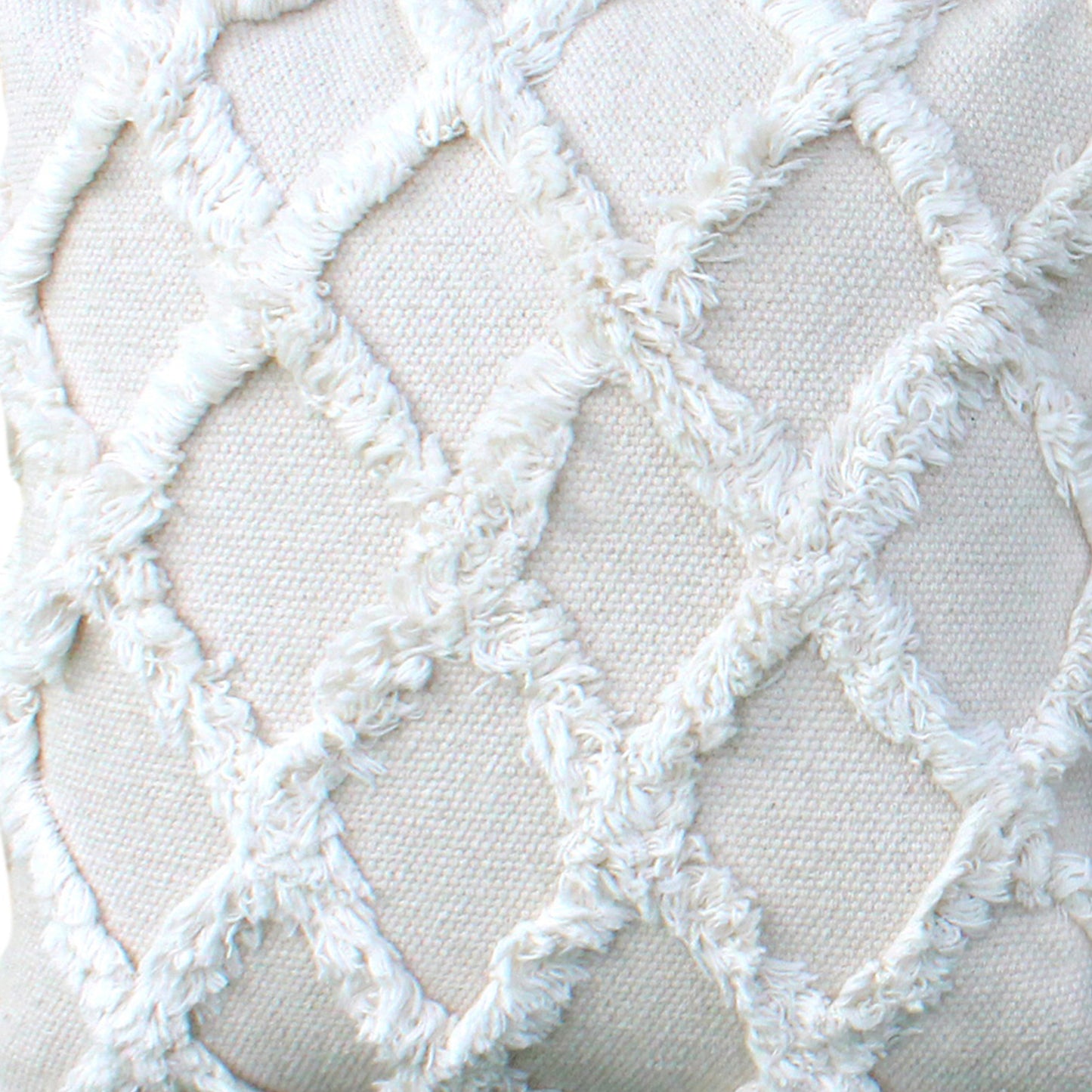 Cambrian Pillow, Cotton, Natural White, Bm Sn, All Cut