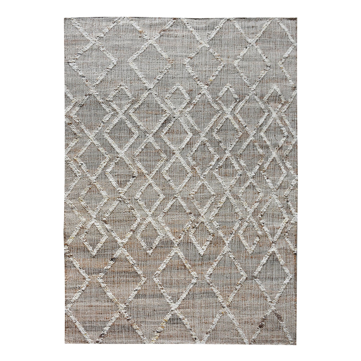 Area Rug, Bedroom Rug, Living Room Rug, Living Area Rug, Indian Rug, Office Carpet, Office Rug, Shop Rug Online, Hemp, Wool, Natural, Natural White, Punja, Flat Weave, Textured