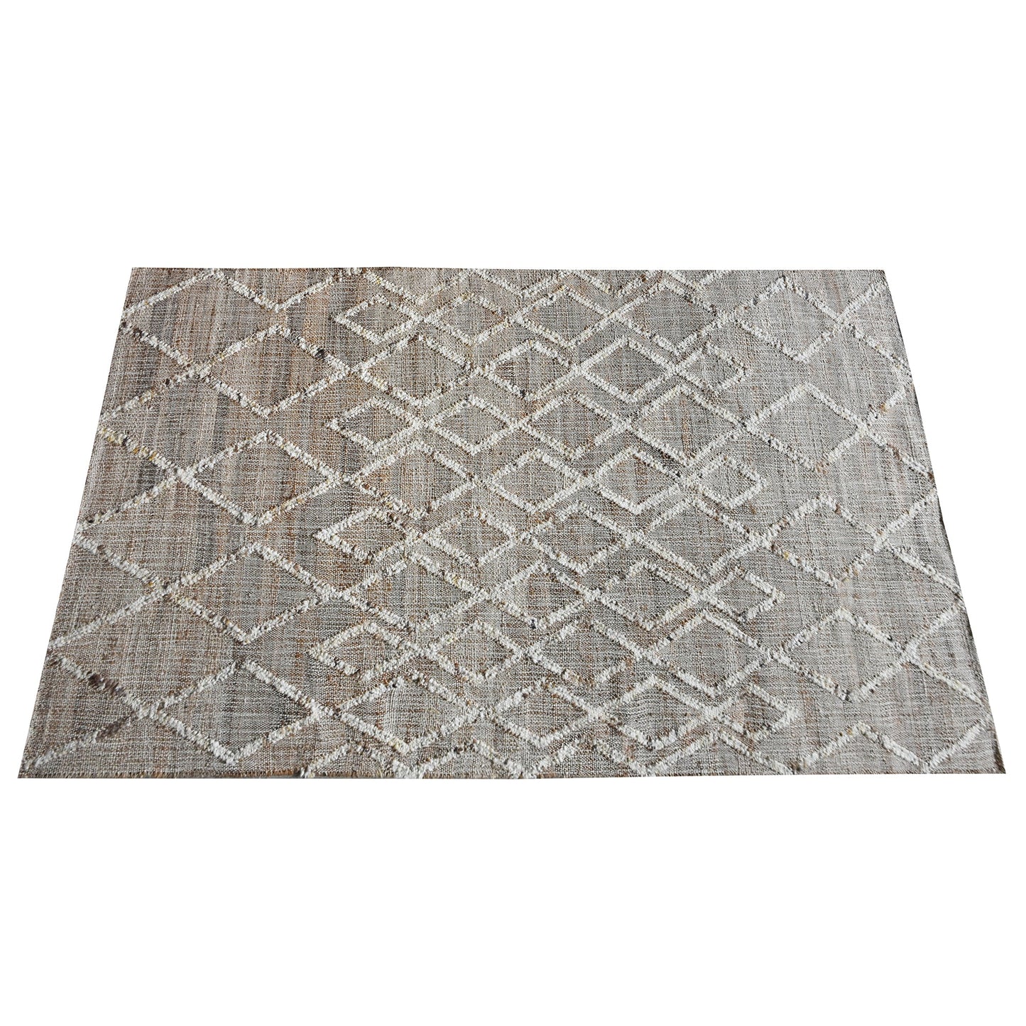 Area Rug, Bedroom Rug, Living Room Rug, Living Area Rug, Indian Rug, Office Carpet, Office Rug, Shop Rug Online, Hemp, Wool, Natural, Natural White, Punja, Flat Weave, Textured