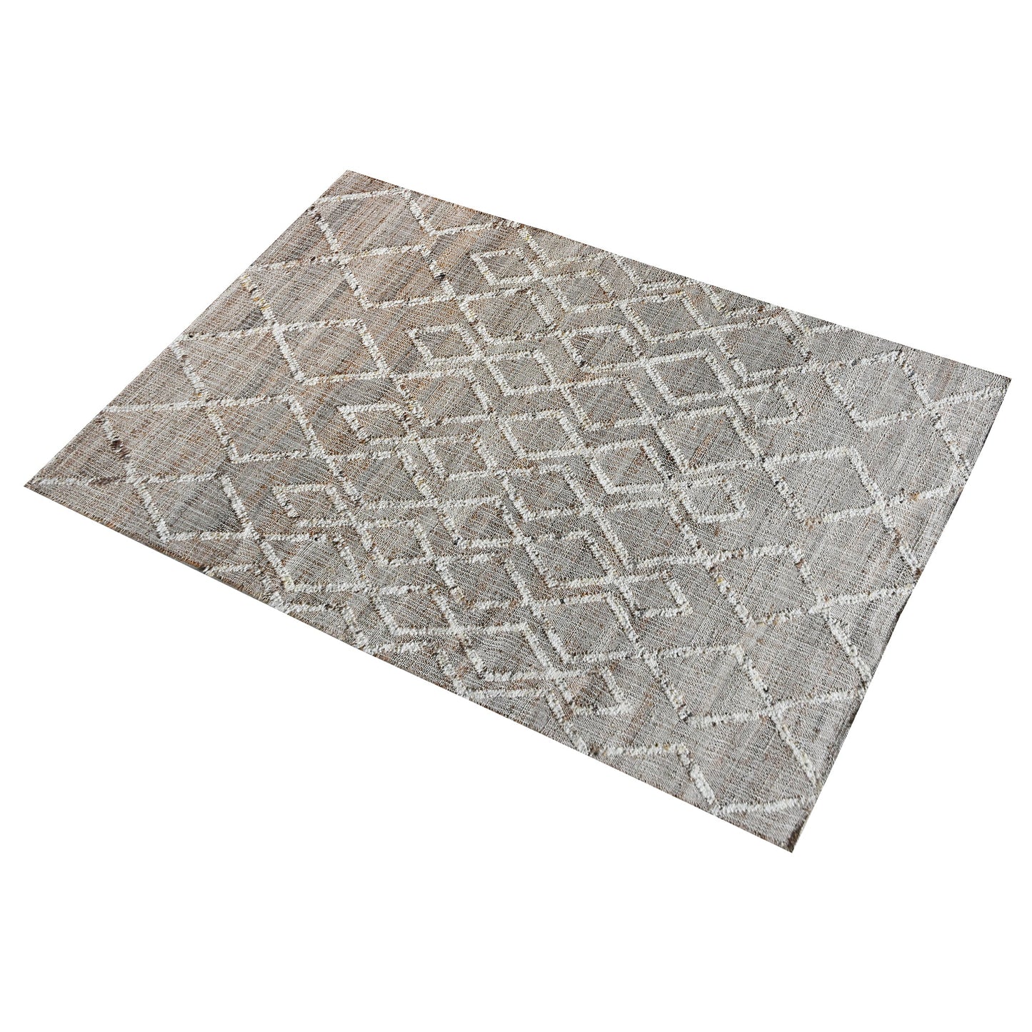 Area Rug, Bedroom Rug, Living Room Rug, Living Area Rug, Indian Rug, Office Carpet, Office Rug, Shop Rug Online, Hemp, Wool, Natural, Natural White, Punja, Flat Weave, Textured