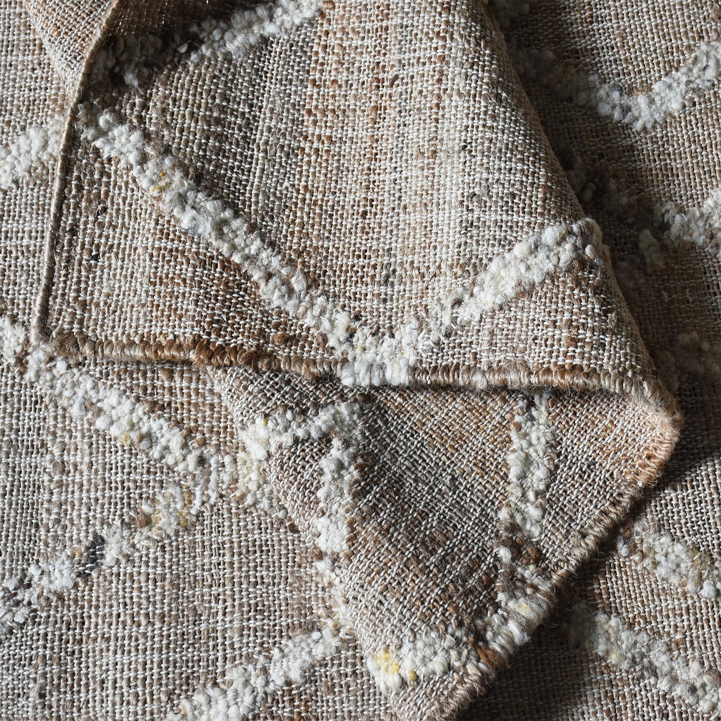 Area Rug, Bedroom Rug, Living Room Rug, Living Area Rug, Indian Rug, Office Carpet, Office Rug, Shop Rug Online, Hemp, Wool, Natural, Natural White, Punja, Flat Weave, Textured