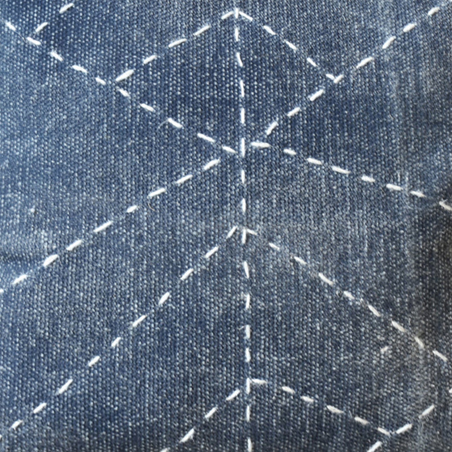 Cinnam Pillow, Cotton, Printed, Wool, Dark Grey, Pitloom, Flat Weave