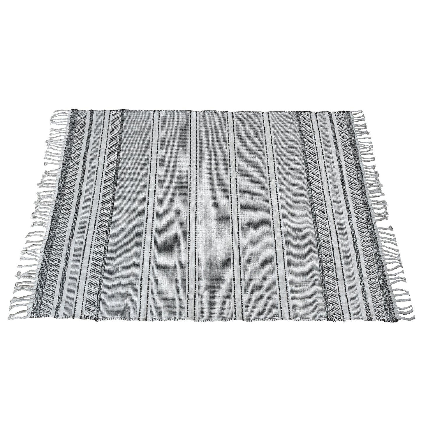 Area Rug, Bedroom Rug, Living Room Rug, Living Area Rug, Indian Rug, Office Carpet, Office Rug, Shop Rug Online, Pet, Bicycle Tube, Natural White , Grey , Charcoal, Pitloom, Flat Weave, intricate