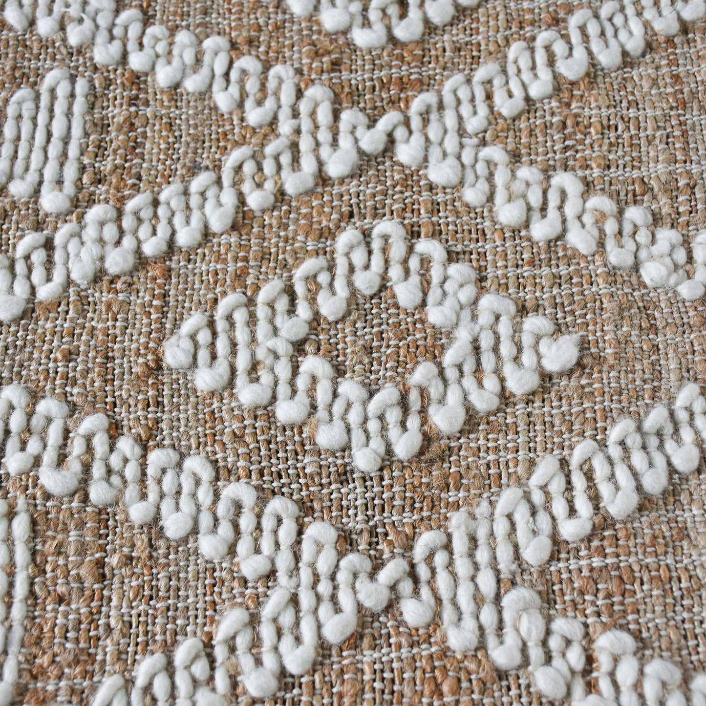 Area Rug, Bedroom Rug, Living Room Rug, Living Area Rug, Indian Rug, Office Carpet, Office Rug, Shop Rug Online, Jute, Wool, Natural, Natural White, Punja, Flat Weave, geometric