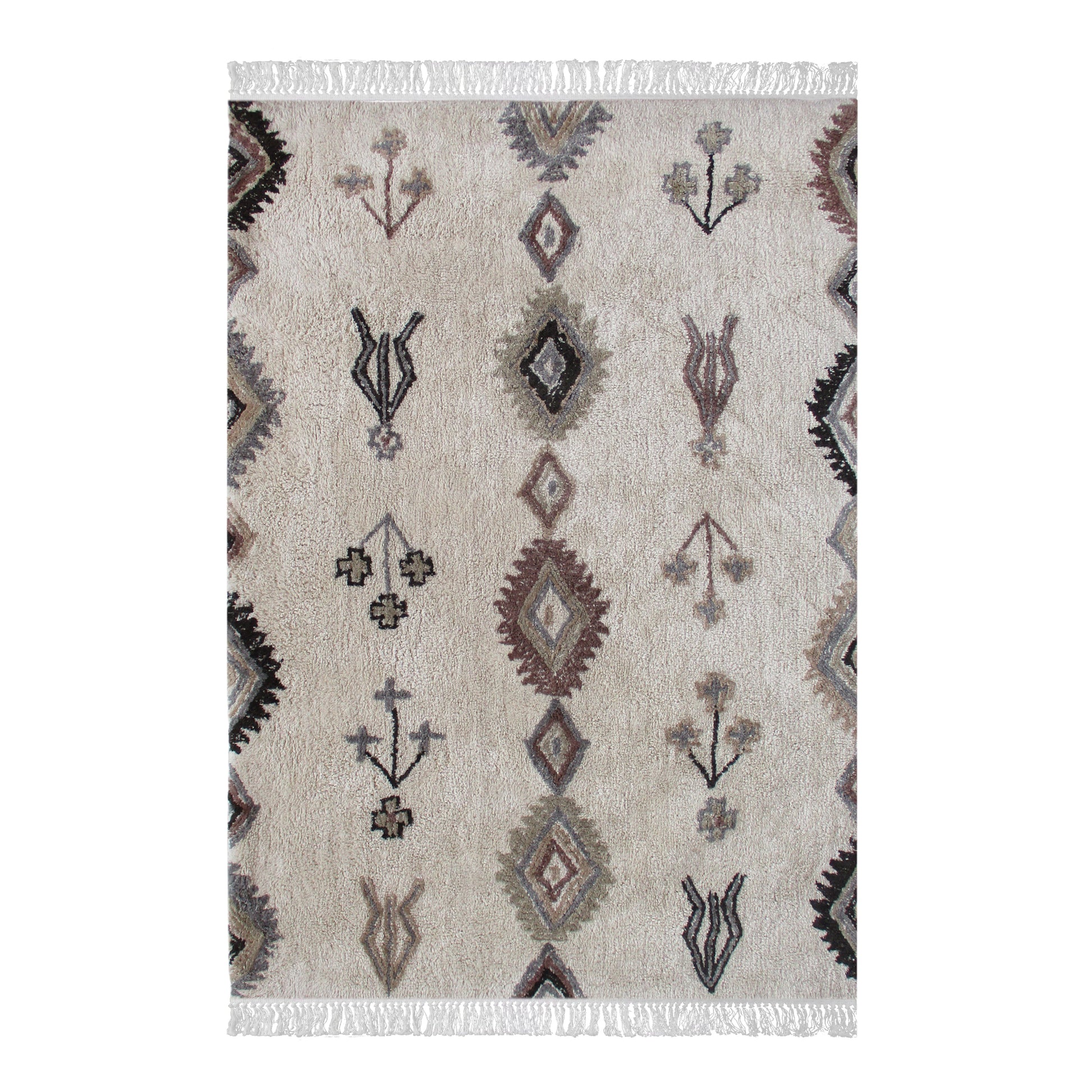 Area Rug, Bedroom Rug, Living Room Rug, Living Area Rug, Indian Rug, Office Carpet, Office Rug, Shop Rug Online, Cotton, Natural White, Multi, Bm Fn, All Cut, bohemian