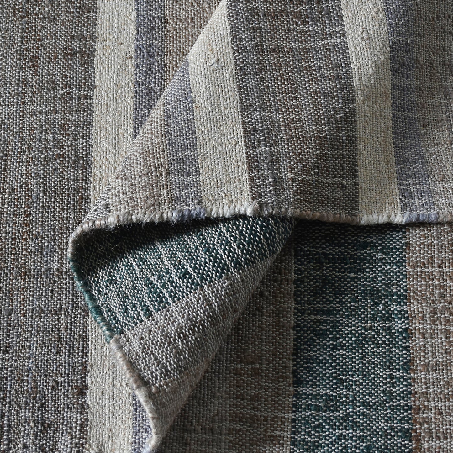 Area Rug, Bedroom Rug, Living Room Rug, Living Area Rug, Indian Rug, Office Carpet, Office Rug, Shop Rug Online, Hemp, Natural White, Grey, Charcoal, Punja, Flat Weave, stripes