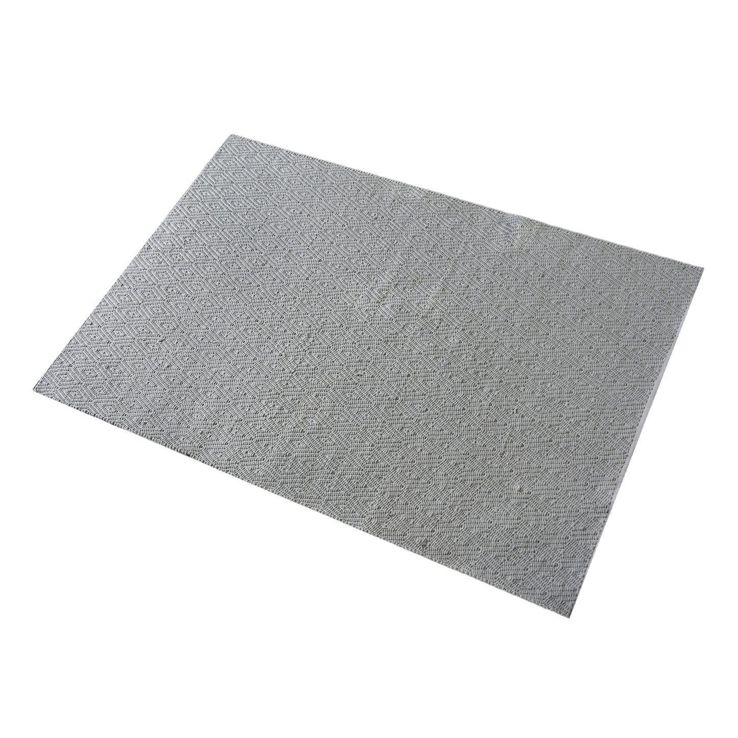 Area Rug, Bedroom Rug, Living Room Rug, Living Area Rug, Indian Rug, Office Carpet, Office Rug, Shop Rug Online, Polypropylene, Light Grey, Pitloom, Flat Weave, diamond