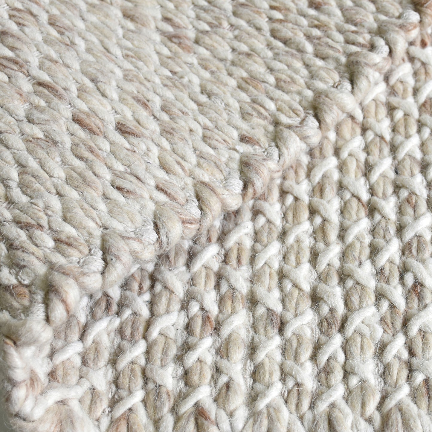 Area Rug, Bedroom Rug, Living Room Rug, Living Area Rug, Indian Rug, Office Carpet, Office Rug, Shop Rug Online, Felted Wool, Beige, Pitloom, Flat Weave, Plain