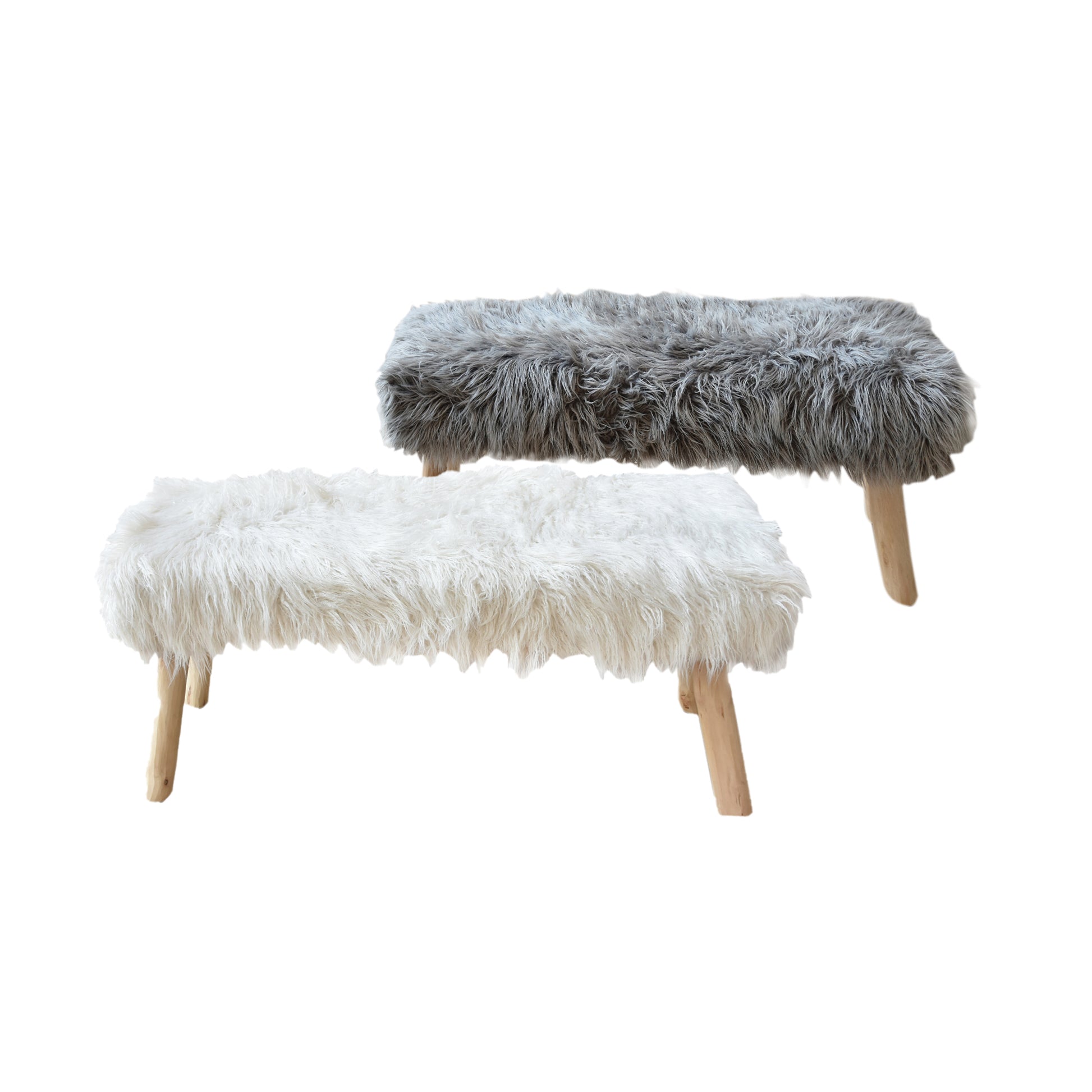 Elbe Bench, Faux Leather, Hm Stitching, Flat Weave