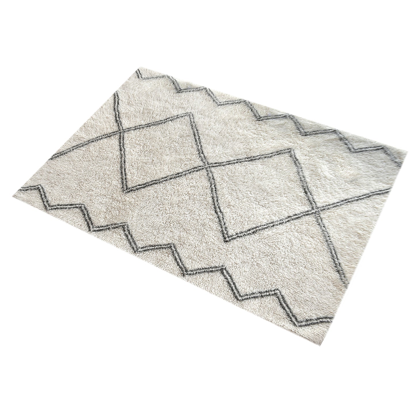 Area Rug, Bedroom Rug, Living Room Rug, Living Area Rug, Indian Rug, Office Carpet, Office Rug, Shop Rug Online, Nz Wool, Natural White, Grey, Geometrical