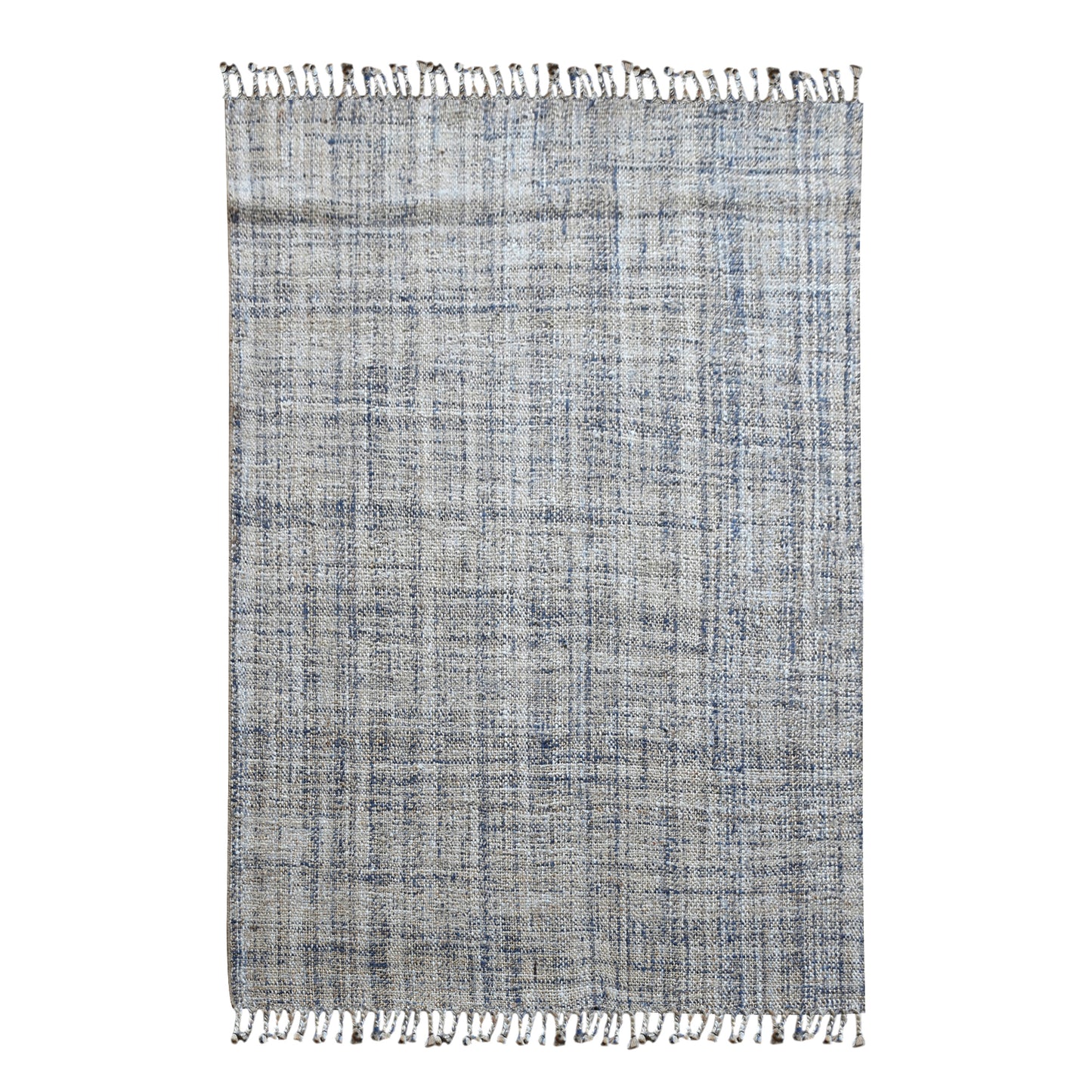 Area Rug, Bedroom Rug, Living Room Rug, Living Area Rug, Indian Rug, Office Carpet, Office Rug, Shop Rug Online, Hemp, Wool, Viscose Blend, Natural, Navy, Punja, Flat Weave, Textured