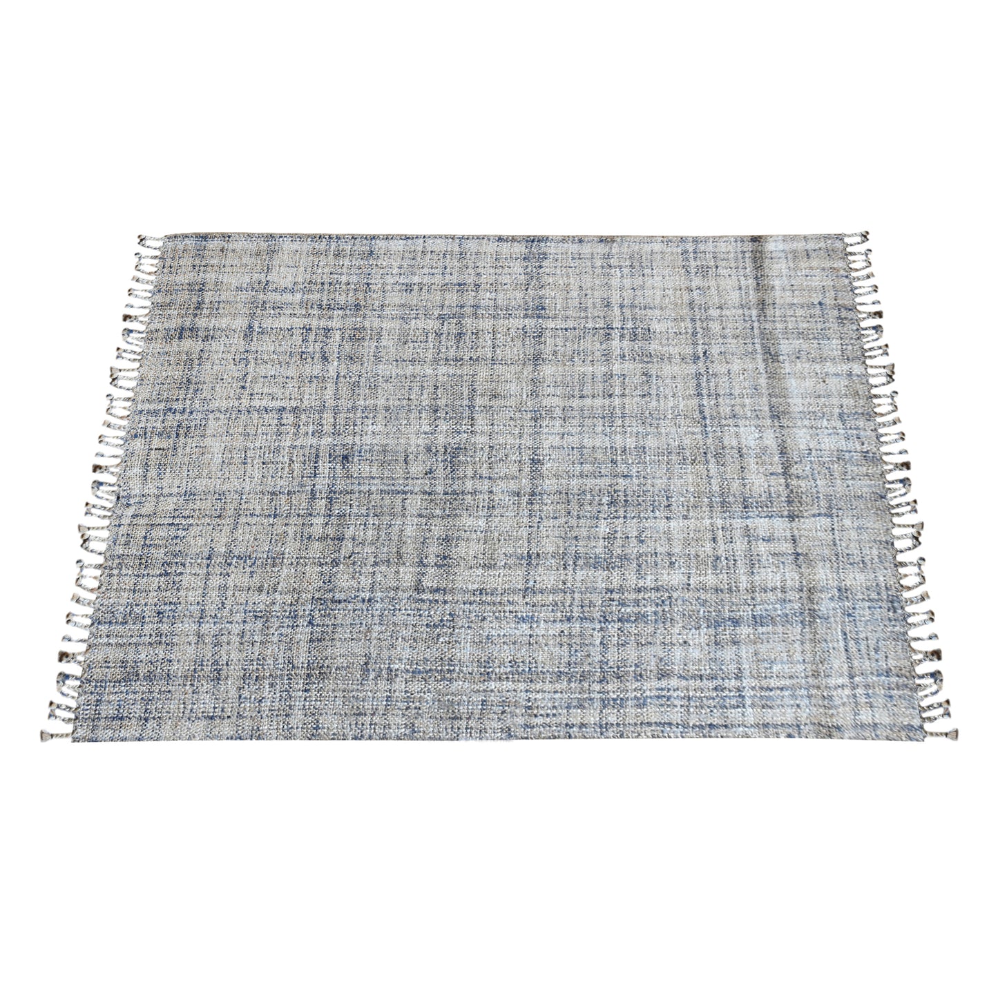 Area Rug, Bedroom Rug, Living Room Rug, Living Area Rug, Indian Rug, Office Carpet, Office Rug, Shop Rug Online, Hemp, Wool, Viscose Blend, Natural, Navy, Punja, Flat Weave, Textured