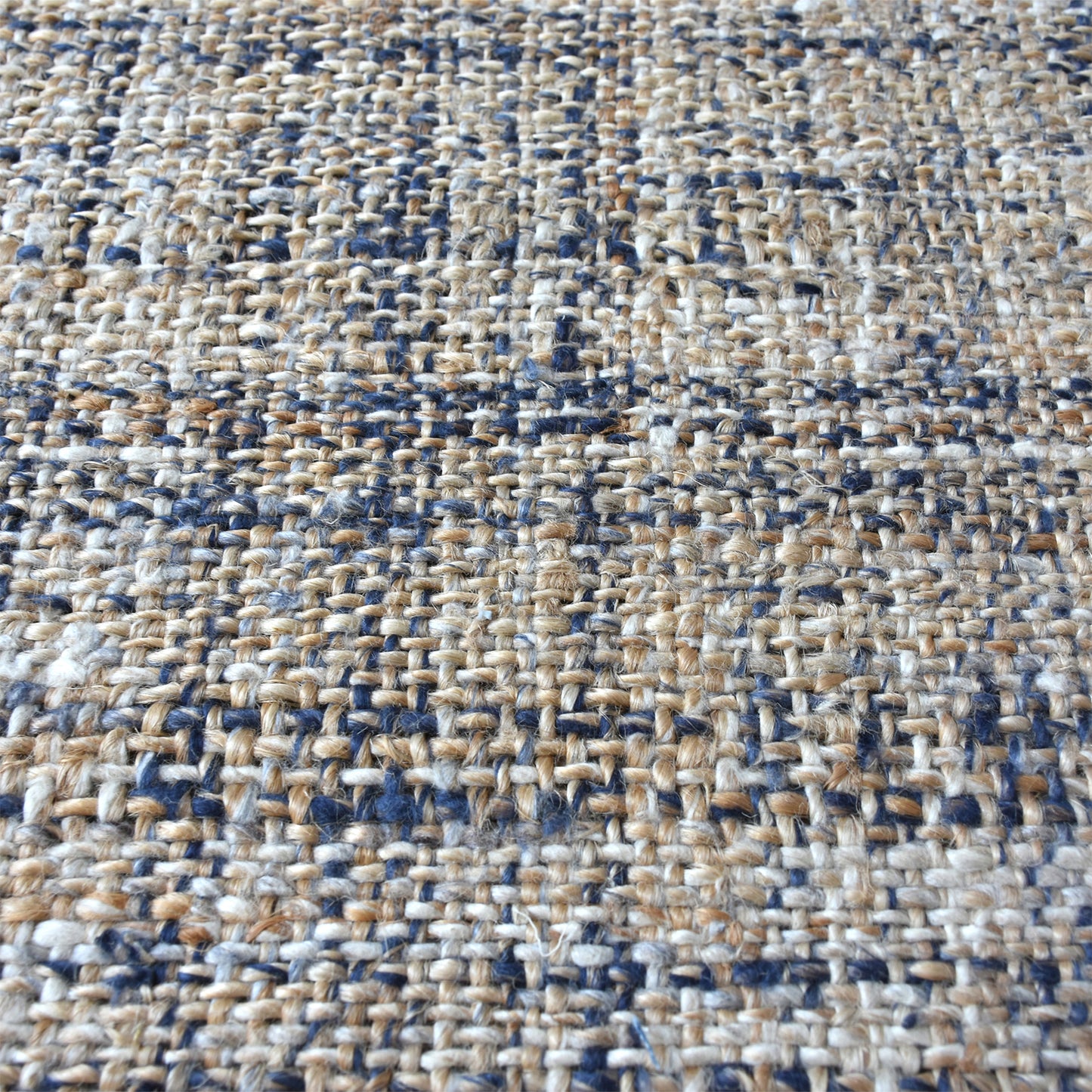 Area Rug, Bedroom Rug, Living Room Rug, Living Area Rug, Indian Rug, Office Carpet, Office Rug, Shop Rug Online, Hemp, Wool, Viscose Blend, Natural, Navy, Punja, Flat Weave, Textured