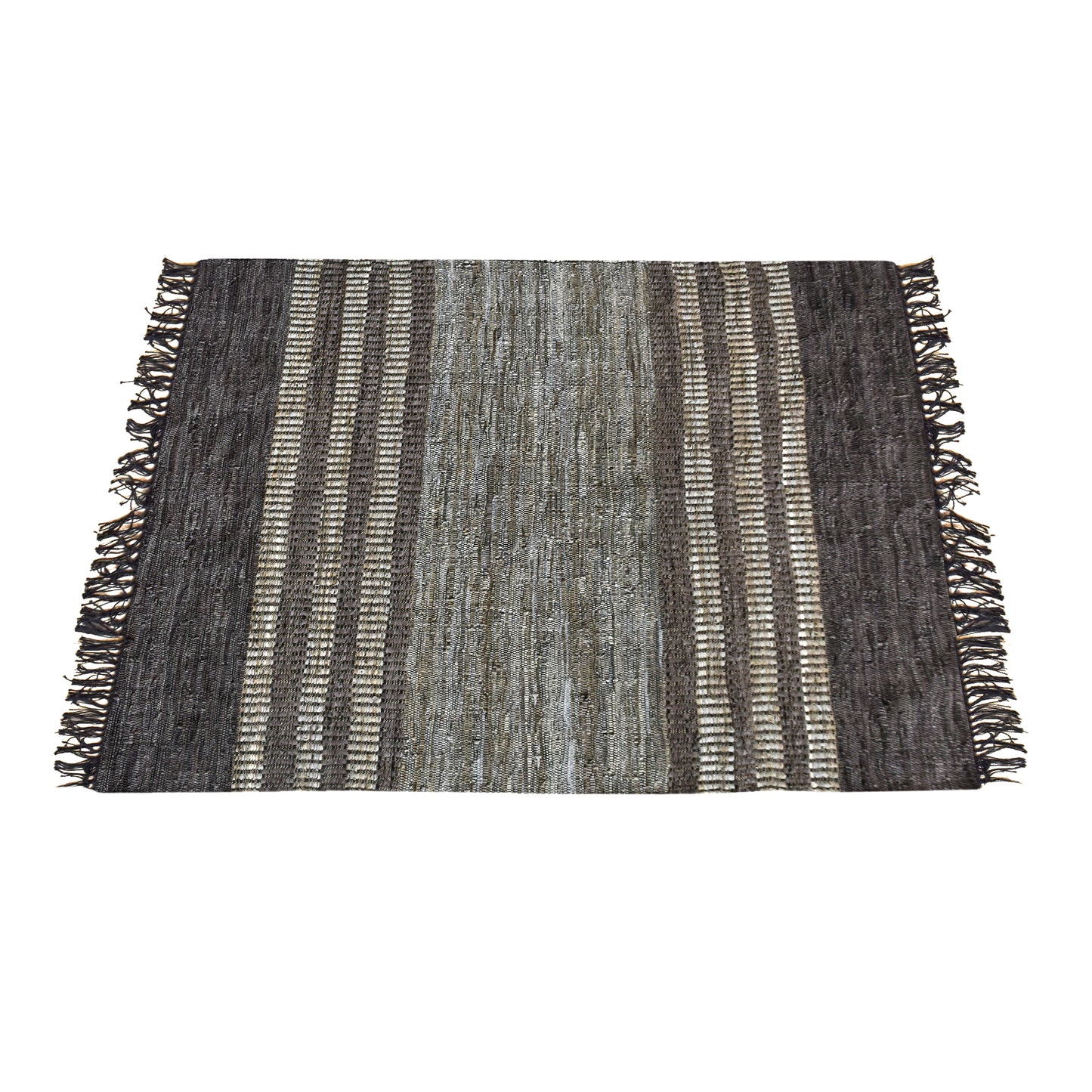 Area Rug, Bedroom Rug, Living Room Rug, Living Area Rug, Indian Rug, Office Carpet, Office Rug, Shop Rug Online, Leather, Hemp, Grey, Pitloom, Flat Weave, Textured