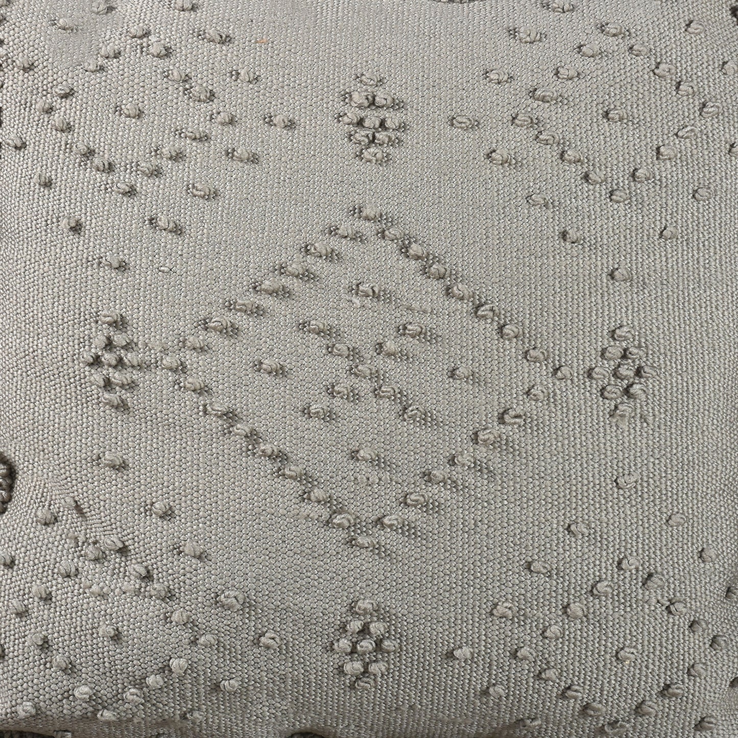 Jurua Cushion, Micro Fiber, Grey, Pitloom, All Loop