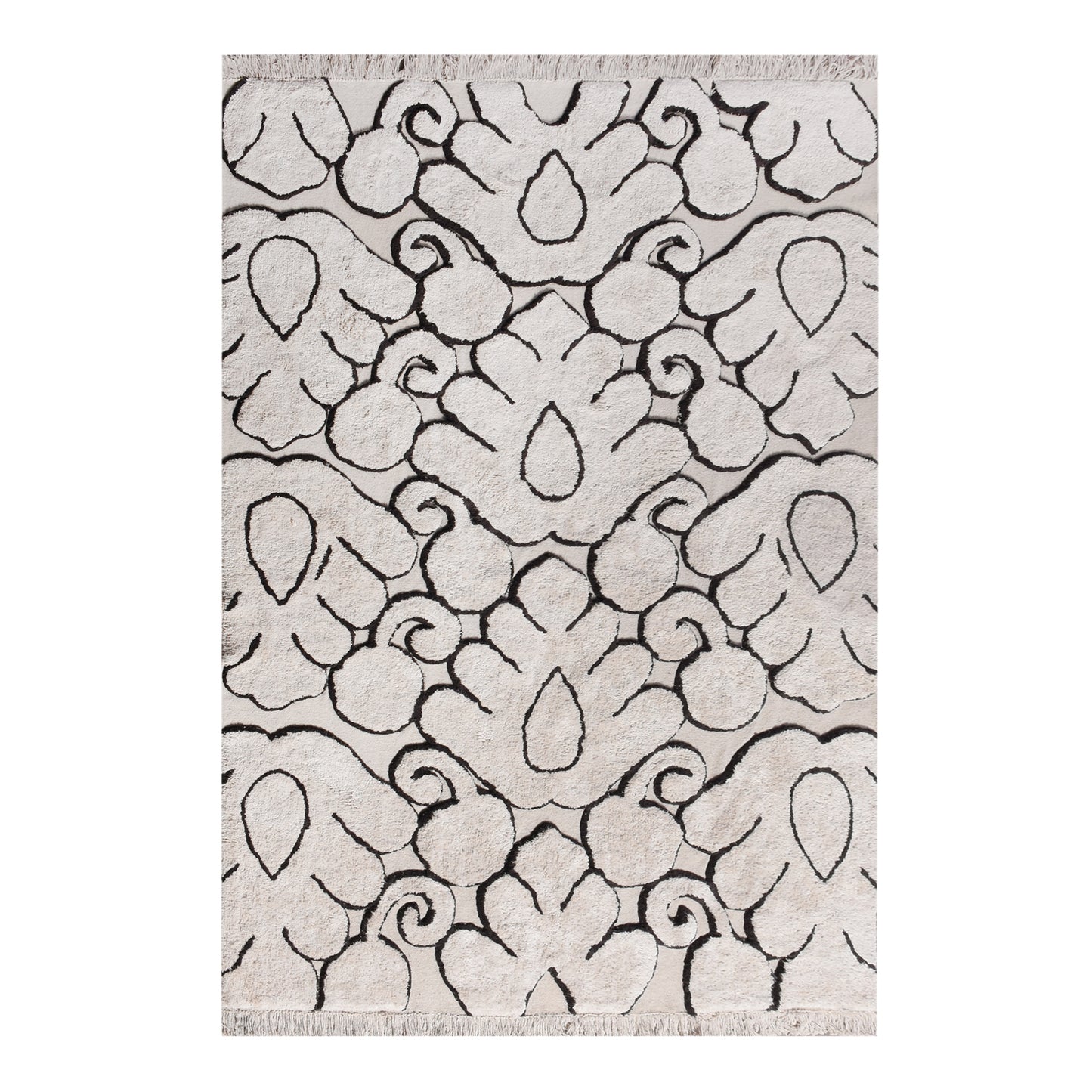 Area Rug, Bedroom Rug, Living Room Rug, Living Area Rug, Indian Rug, Office Carpet, Office Rug, Shop Rug Online, Cotton, Natural White, Brown, Bm Sn, All Cut, modern