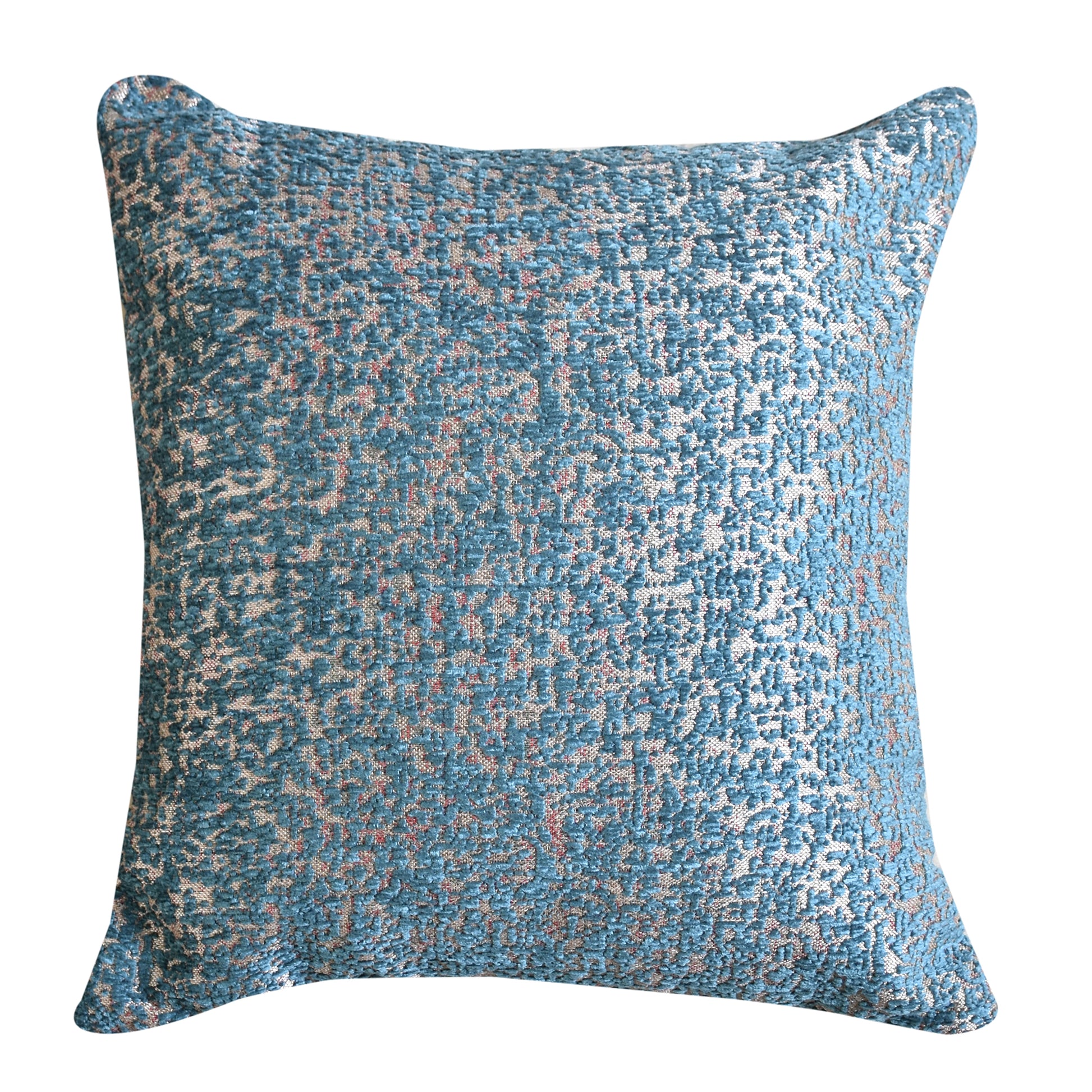Kozani Pillow, Acrylic, Polyester, Emerald, Jaquard Durry, Flat Weave
