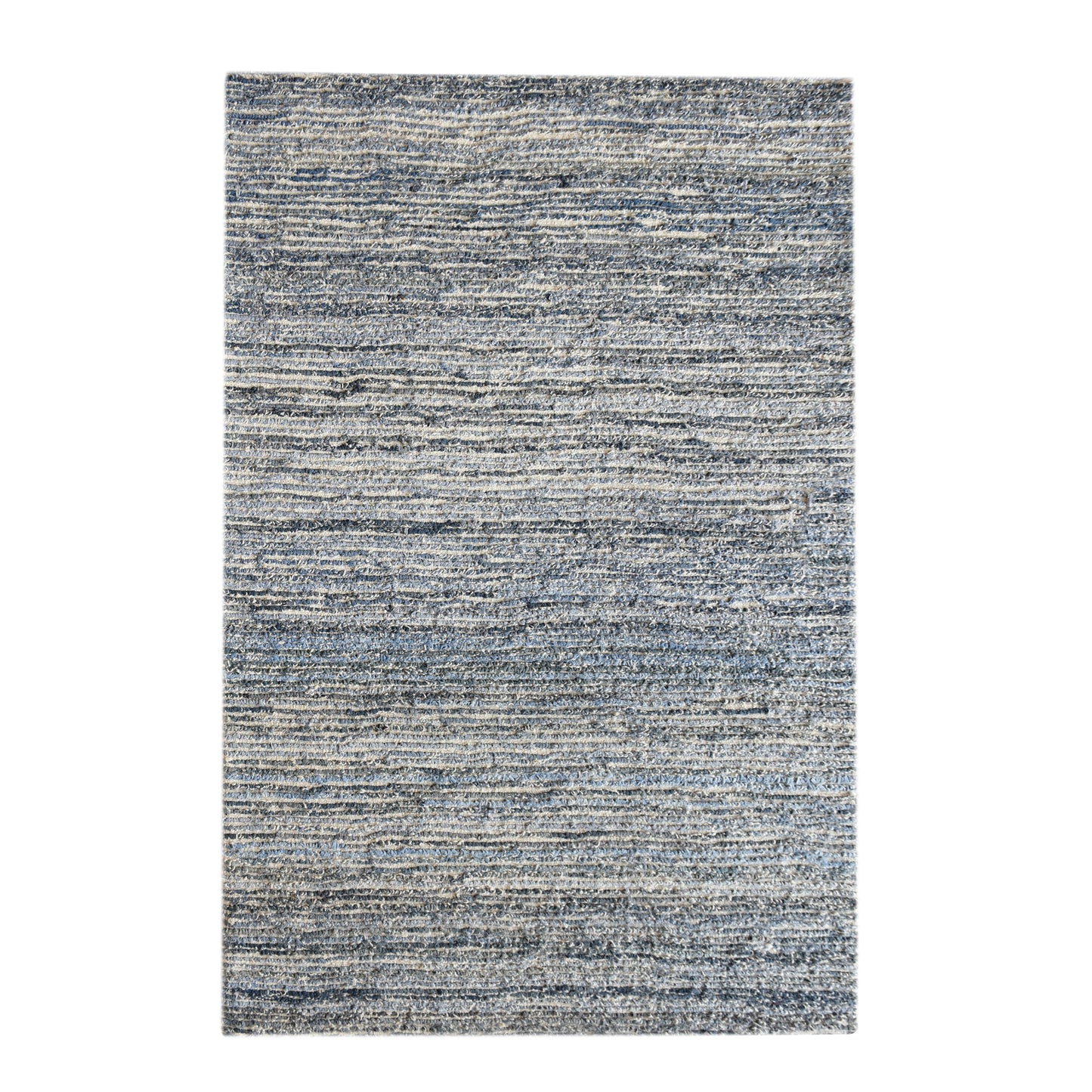Area Rug, Bedroom Rug, Living Room Rug, Living Area Rug, Indian Rug, Office Carpet, Office Rug, Shop Rug Online, Wool, Denim, Natural White, Blue, Hand tufted, All Loop, Traditional