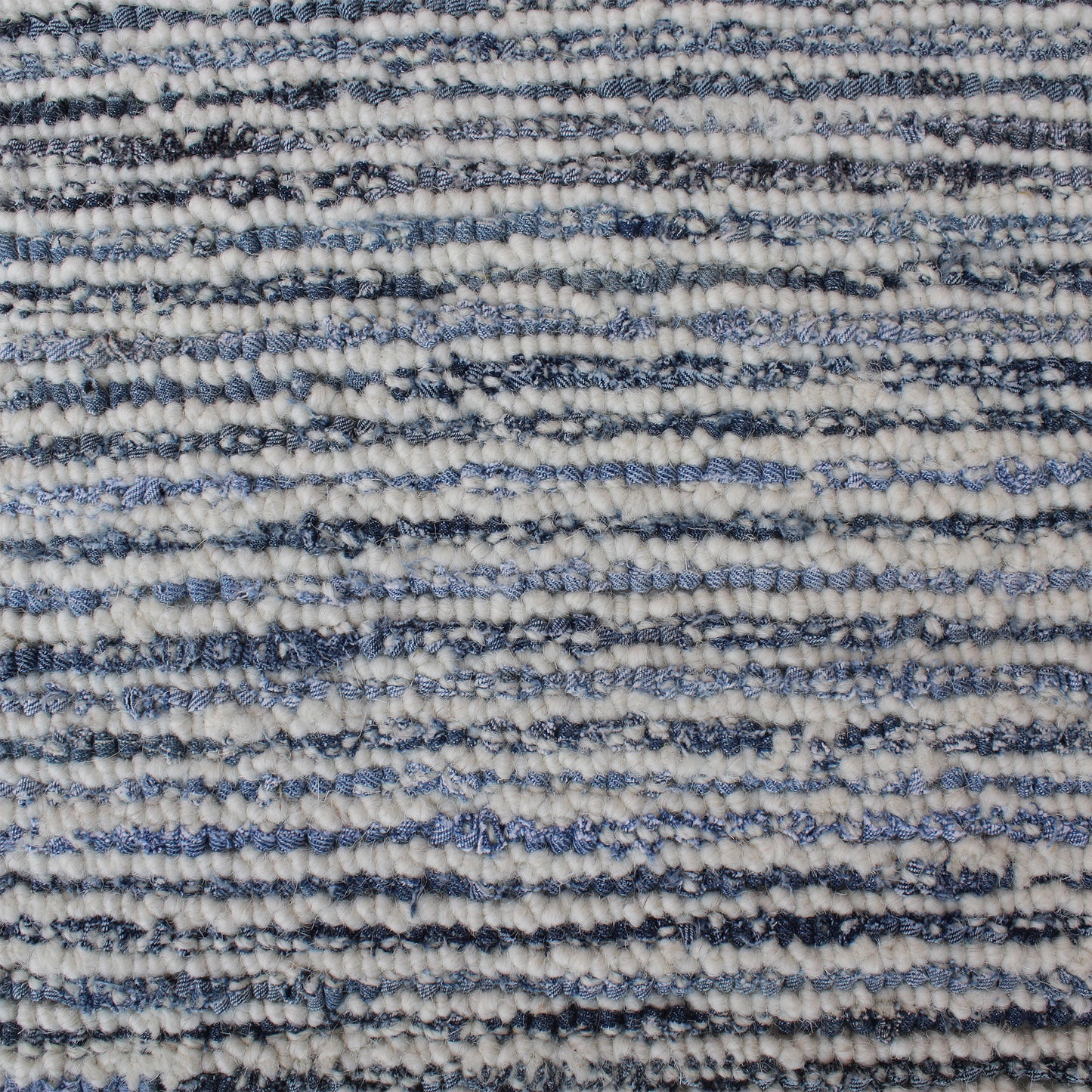 Area Rug, Bedroom Rug, Living Room Rug, Living Area Rug, Indian Rug, Office Carpet, Office Rug, Shop Rug Online, Denim, Wool, Natural White, Blue, Hand tufted, All Loop, trippy