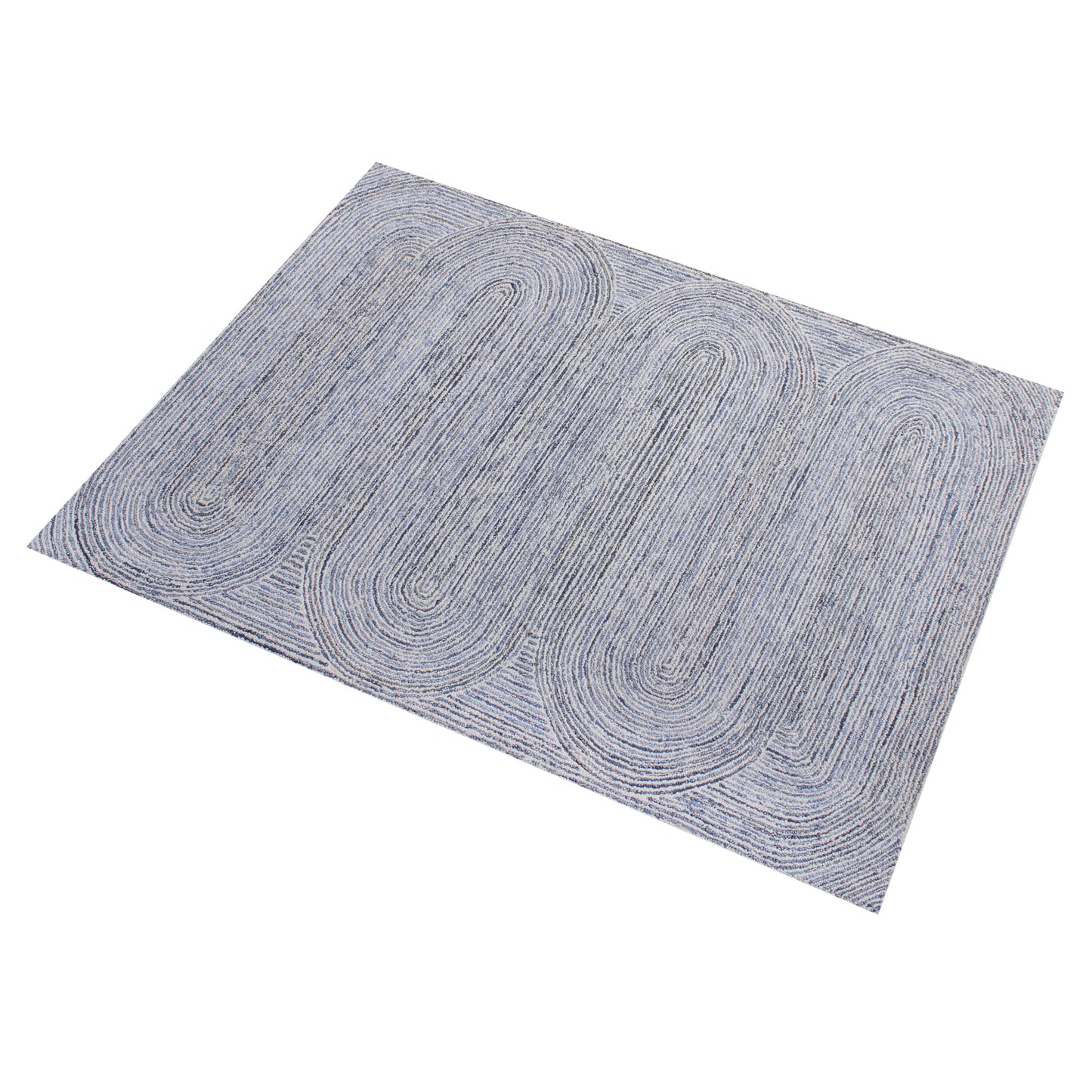 LERWICK-II RUG - DENIM/ WOOL