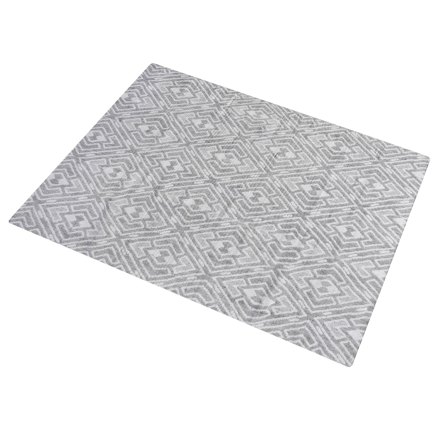 Area Rug, Bedroom Rug, Living Room Rug, Living Area Rug, Indian Rug, Office Carpet, Office Rug, Shop Rug Online, Pet, Natural White, Grey, Hand woven, Flat Weave, Classic